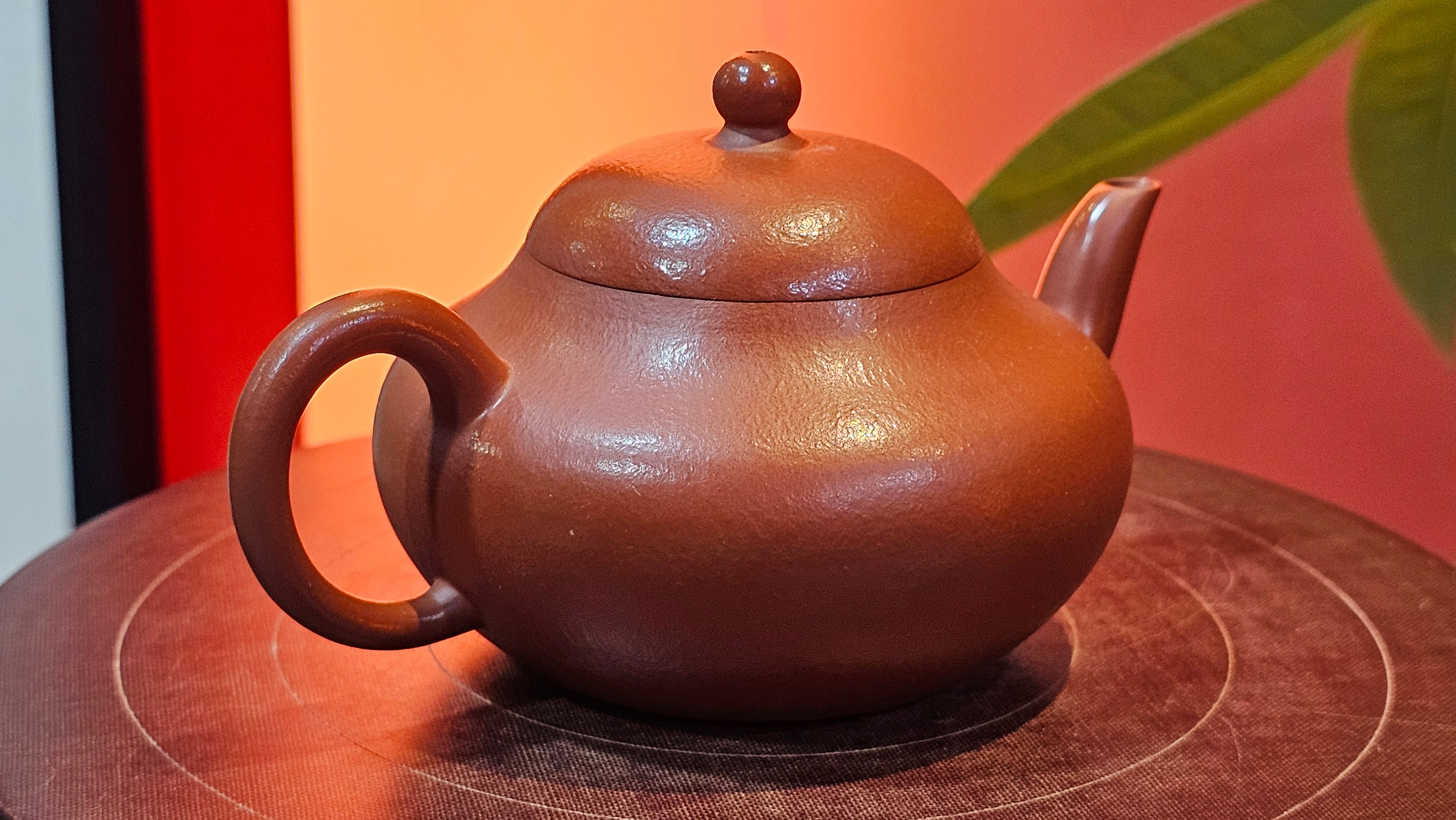 Li Xing 梨形, 151.8ml, Xiao Mei Yao Zhu Ni 小煤窑朱泥 by Craftsman Zhai Yi Yao 翟一耀 ~!Congratulations to Mr K.S.! 0052hrs 10th Sept 2025, Greenville, SC!