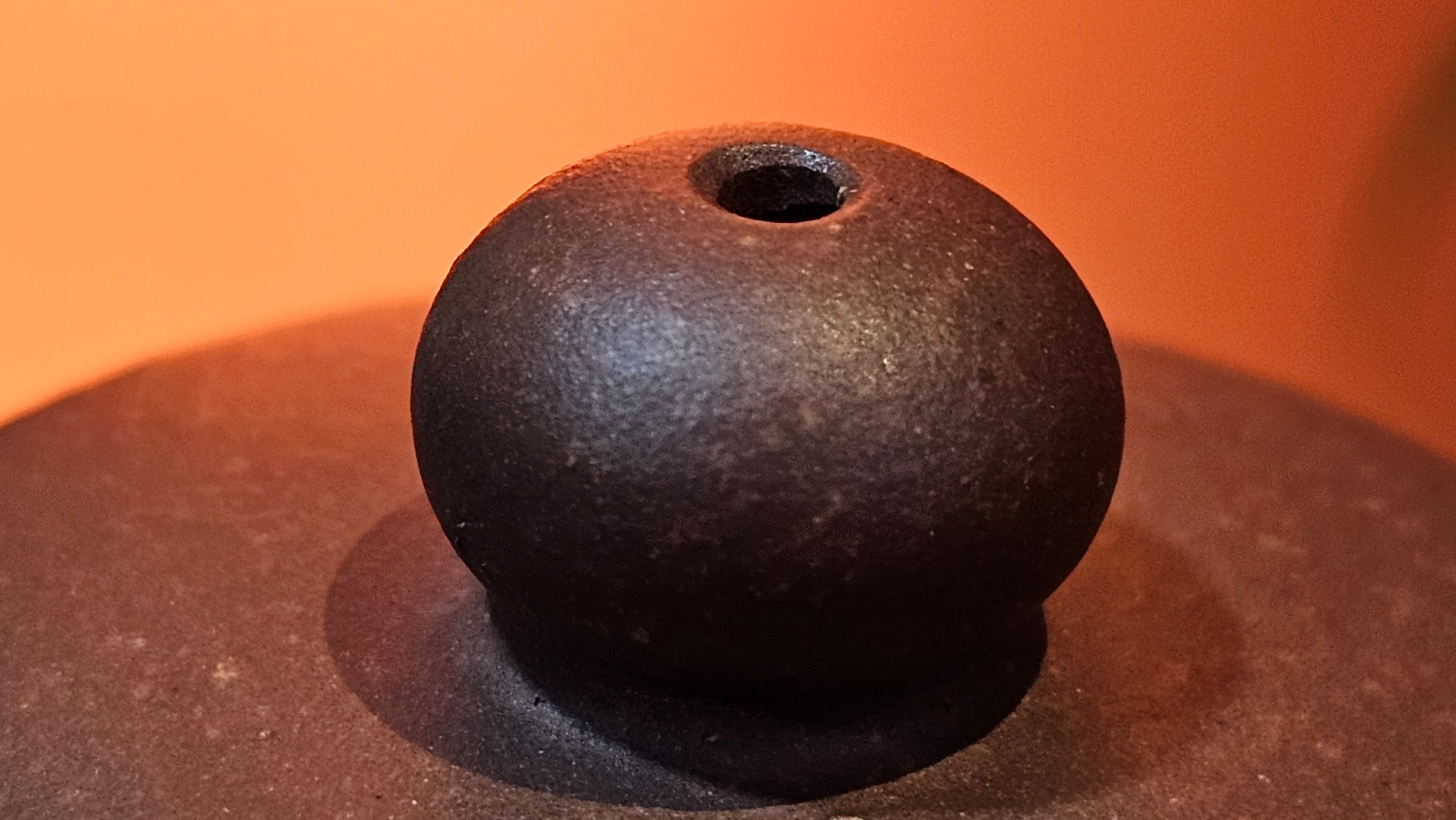 Xuan Zhu Hu 玄珠壶, 141.6ml, Zi Ni 紫泥, by our Craftsman Fan Xiao Zhi 范小智 ~ Congratulations!to Mr B.H.S.! 2005hrs 8th Sept 2025, Jakarta! Indonesia🇮🇩!