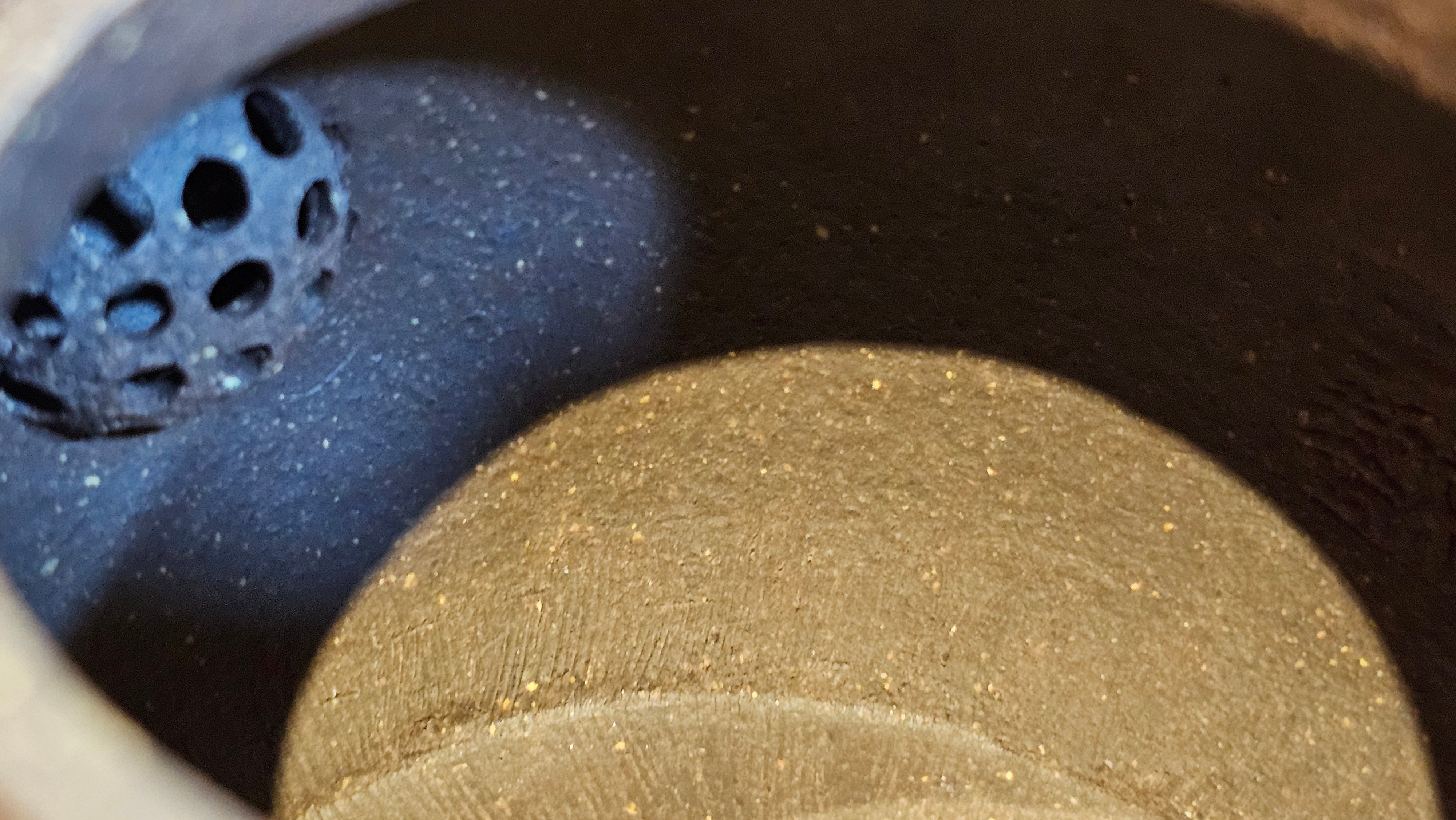 《平盖莲子》"Ping Gai Lian Zi", 233.9ml, Qing Hui Duan Ni 青灰段泥 ~ Crafted by L3A Consummate Master Artist Li Yan Ru 李艳如 ~ Congratulations to Dr W.S.! 1012hrs 6th Sept 2025! Phoenix, AZ!