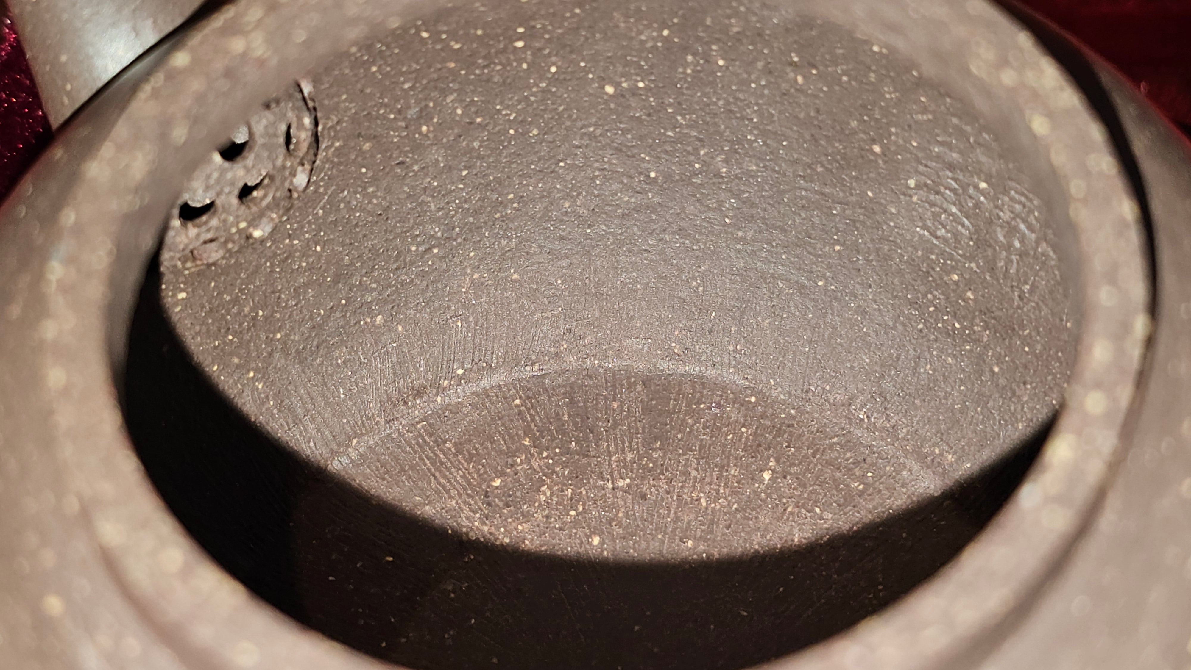 《平盖莲子》"Ping Gai Lian Zi", 233.9ml, Qing Hui Duan Ni 青灰段泥 ~ Crafted by L3A Consummate Master Artist Li Yan Ru 李艳如 ~ Congratulations to Dr W.S.! 1012hrs 6th Sept 2025! Phoenix, AZ!