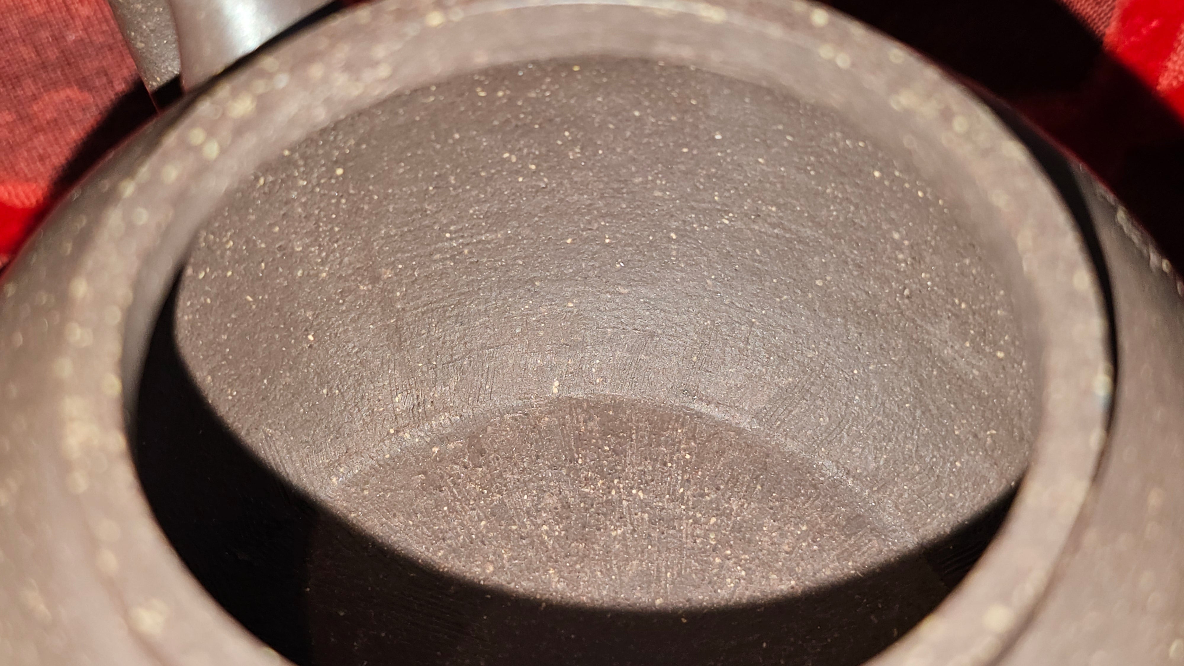 《平盖莲子》"Ping Gai Lian Zi", 233.9ml, Qing Hui Duan Ni 青灰段泥 ~ Crafted by L3A Consummate Master Artist Li Yan Ru 李艳如 ~ Congratulations to Dr W.S.! 1012hrs 6th Sept 2025! Phoenix, AZ!