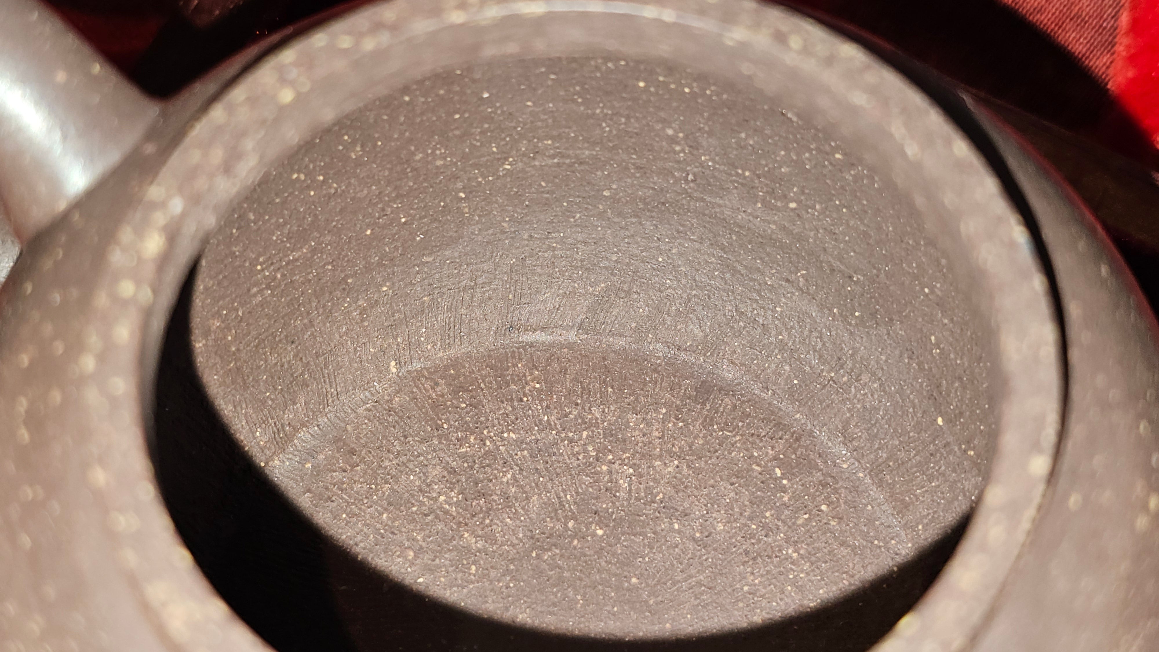 《平盖莲子》"Ping Gai Lian Zi", 233.9ml, Qing Hui Duan Ni 青灰段泥 ~ Crafted by L3A Consummate Master Artist Li Yan Ru 李艳如 ~ Congratulations to Dr W.S.! 1012hrs 6th Sept 2025! Phoenix, AZ!