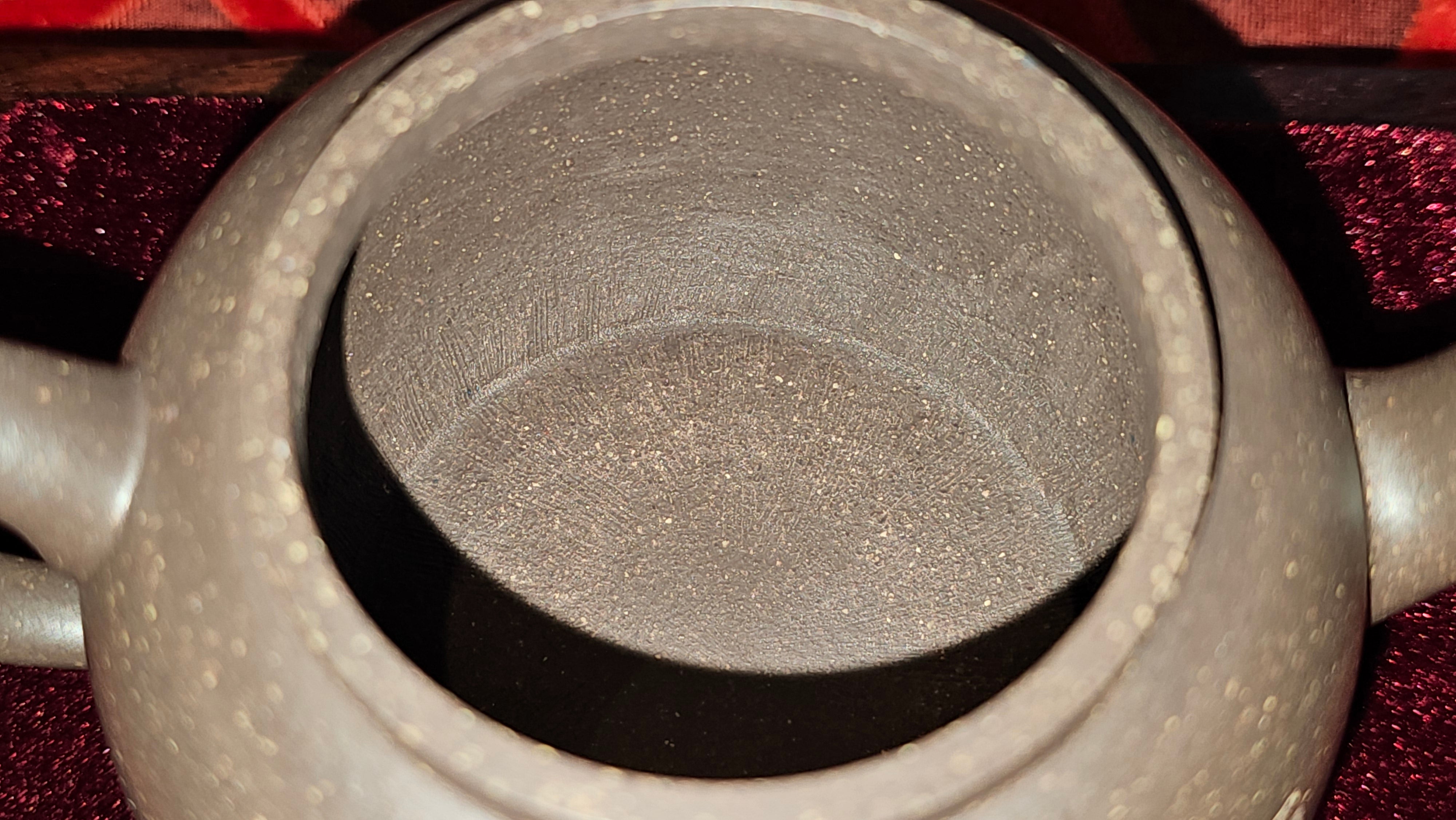 《平盖莲子》"Ping Gai Lian Zi", 233.9ml, Qing Hui Duan Ni 青灰段泥 ~ Crafted by L3A Consummate Master Artist Li Yan Ru 李艳如 ~ Congratulations to Dr W.S.! 1012hrs 6th Sept 2025! Phoenix, AZ!