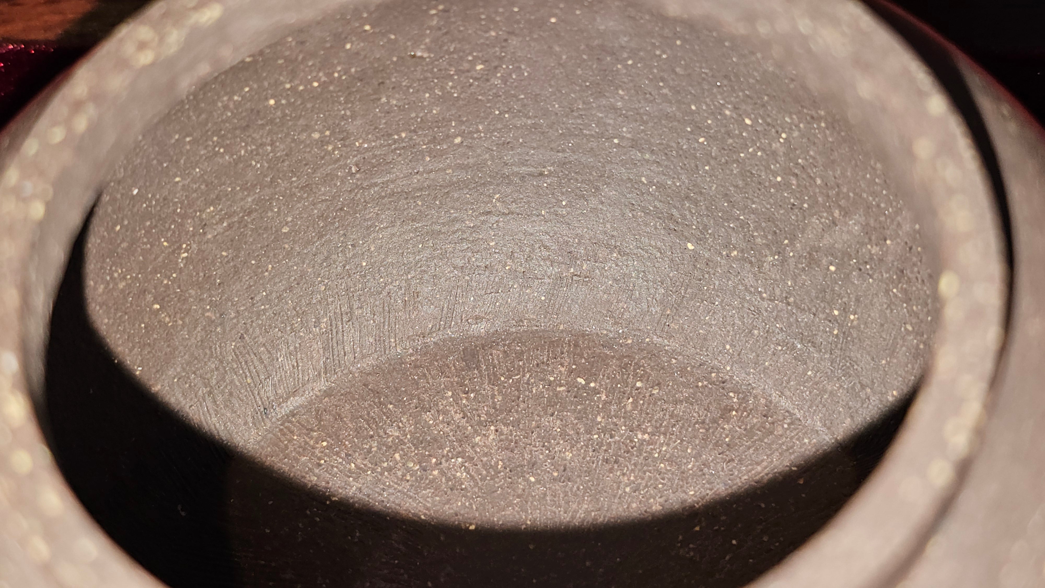 《平盖莲子》"Ping Gai Lian Zi", 233.9ml, Qing Hui Duan Ni 青灰段泥 ~ Crafted by L3A Consummate Master Artist Li Yan Ru 李艳如 ~ Congratulations to Dr W.S.! 1012hrs 6th Sept 2025! Phoenix, AZ!