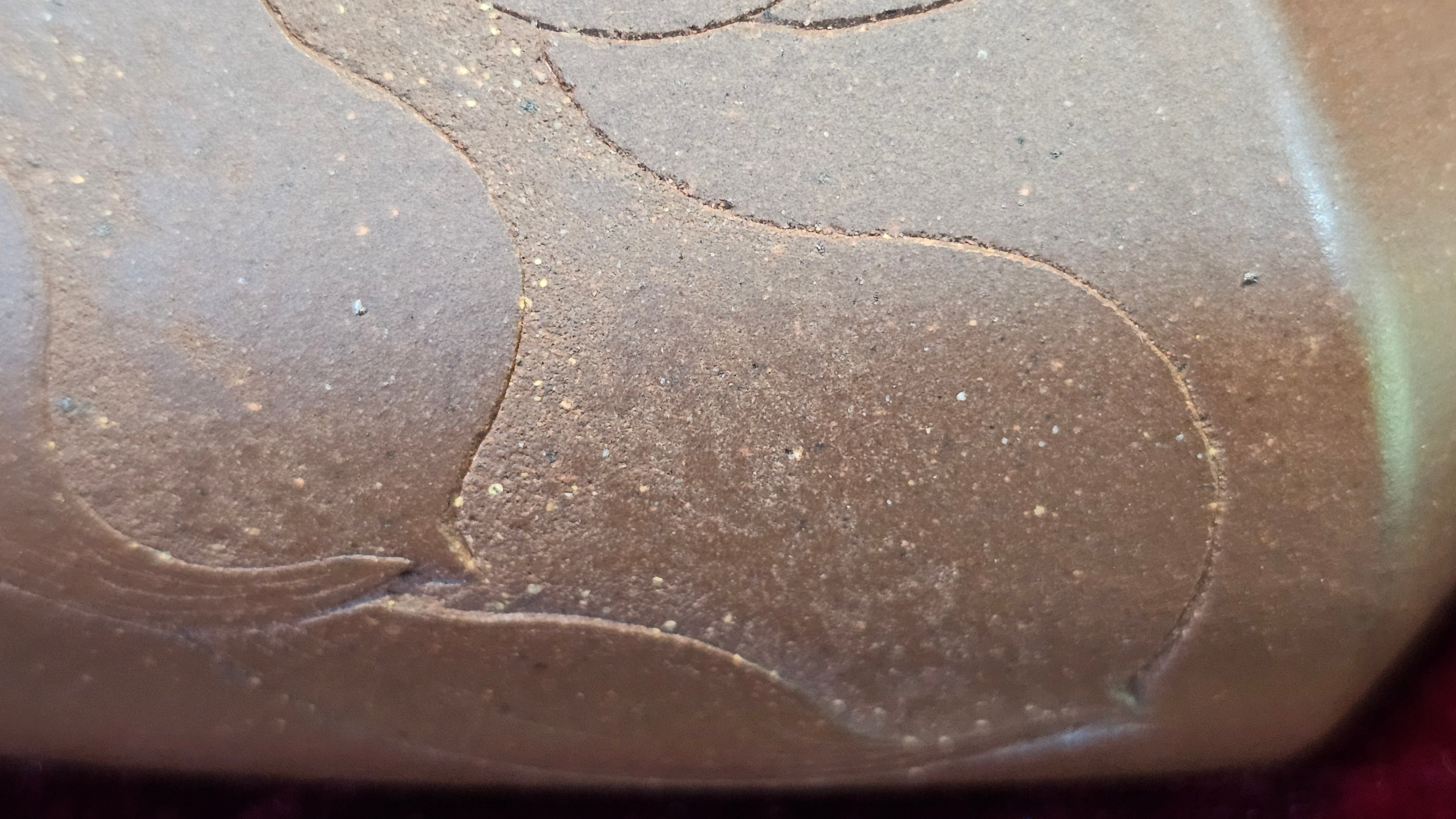 《六方半月》"Liu Fang Ban Yue", 290.1ml, "一饮涤昏寐，情思爽朗满天地" and Lotus Flower nengraving, Di Cao Qing Zi Ni 底槽青紫泥, by L2A Senior Consummate Artist Yuan Hui 袁辉 ~ Congratulations!to Ms M.L., 0732hrs 6th Sept 2025, Phoenix, AZ!