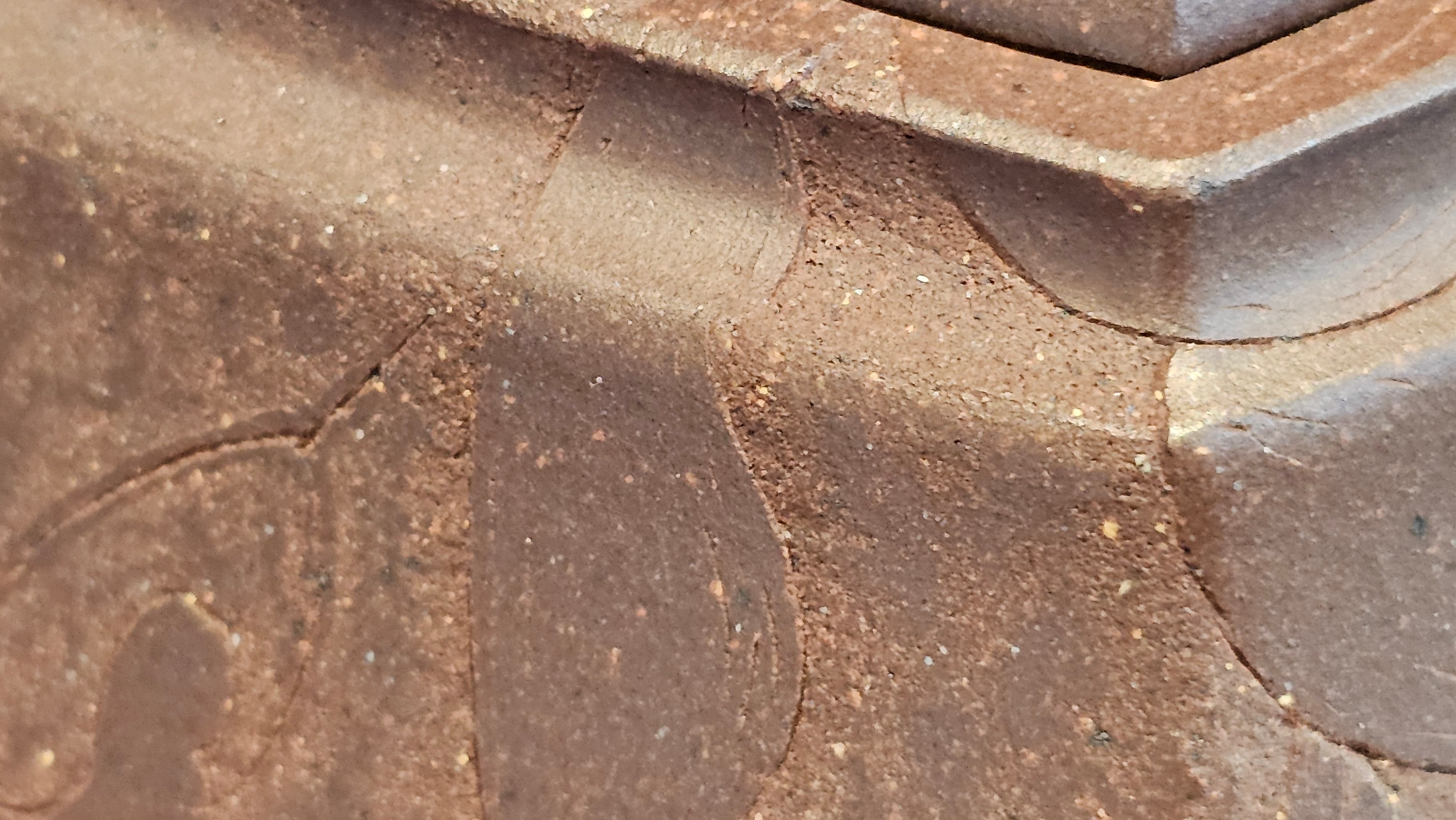 《六方半月》"Liu Fang Ban Yue", 290.1ml, "一饮涤昏寐，情思爽朗满天地" and Lotus Flower nengraving, Di Cao Qing Zi Ni 底槽青紫泥, by L2A Senior Consummate Artist Yuan Hui 袁辉 ~ Congratulations!to Ms M.L., 0732hrs 6th Sept 2025, Phoenix, AZ!