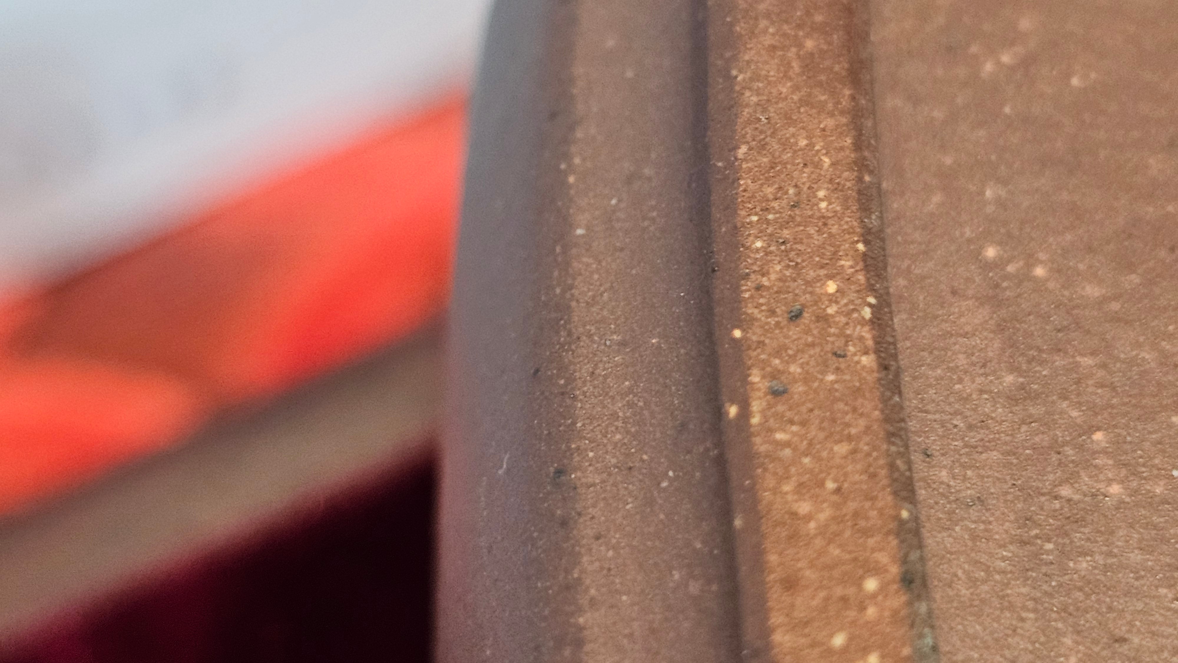 《六方半月》"Liu Fang Ban Yue", 290.1ml, "一饮涤昏寐，情思爽朗满天地" and Lotus Flower nengraving, Di Cao Qing Zi Ni 底槽青紫泥, by L2A Senior Consummate Artist Yuan Hui 袁辉 ~ Congratulations!to Ms M.L., 0732hrs 6th Sept 2025, Phoenix, AZ!