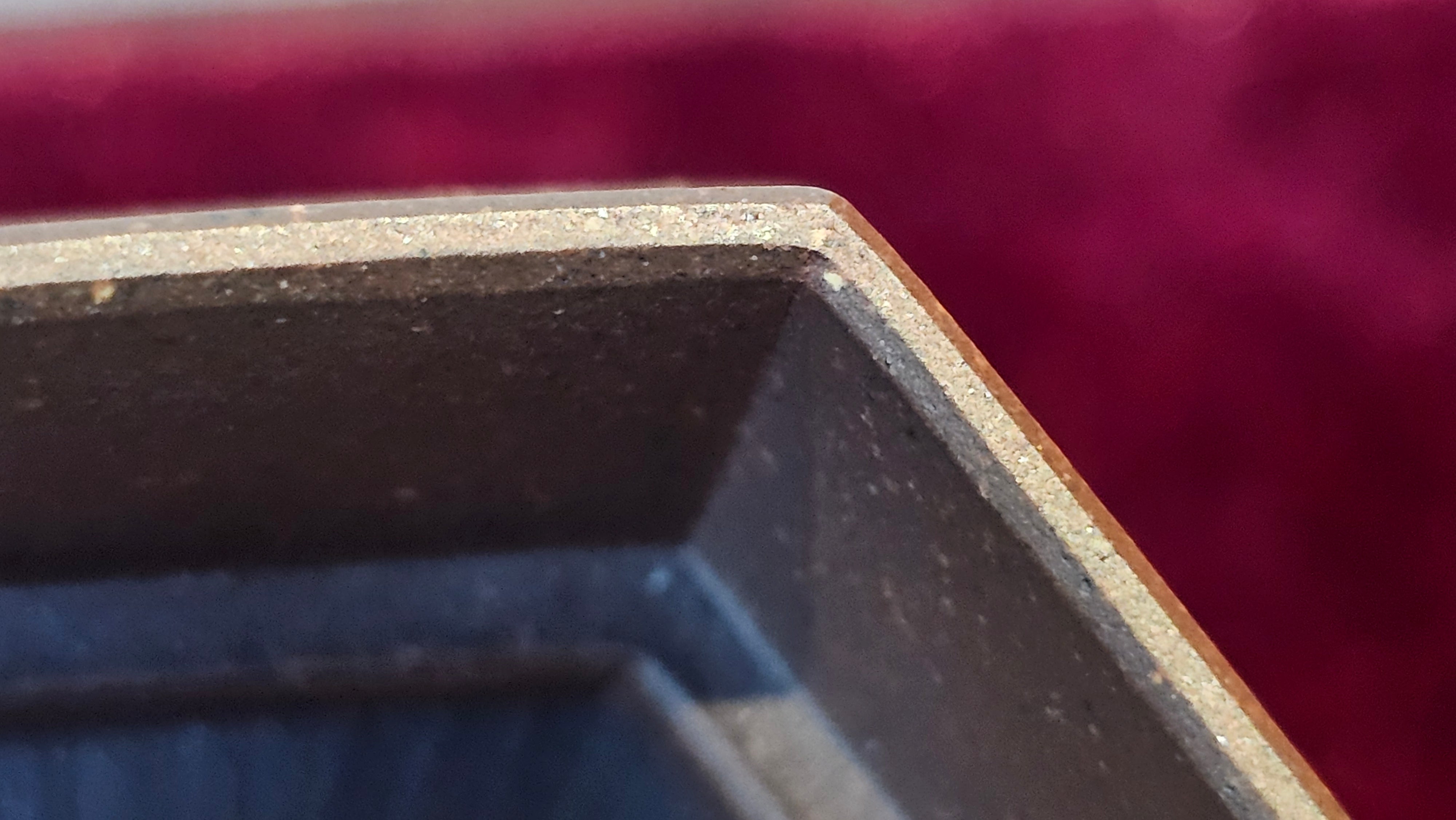 《六方半月》"Liu Fang Ban Yue", 290.1ml, "一饮涤昏寐，情思爽朗满天地" and Lotus Flower nengraving, Di Cao Qing Zi Ni 底槽青紫泥, by L2A Senior Consummate Artist Yuan Hui 袁辉 ~ Congratulations!to Ms M.L., 0732hrs 6th Sept 2025, Phoenix, AZ!