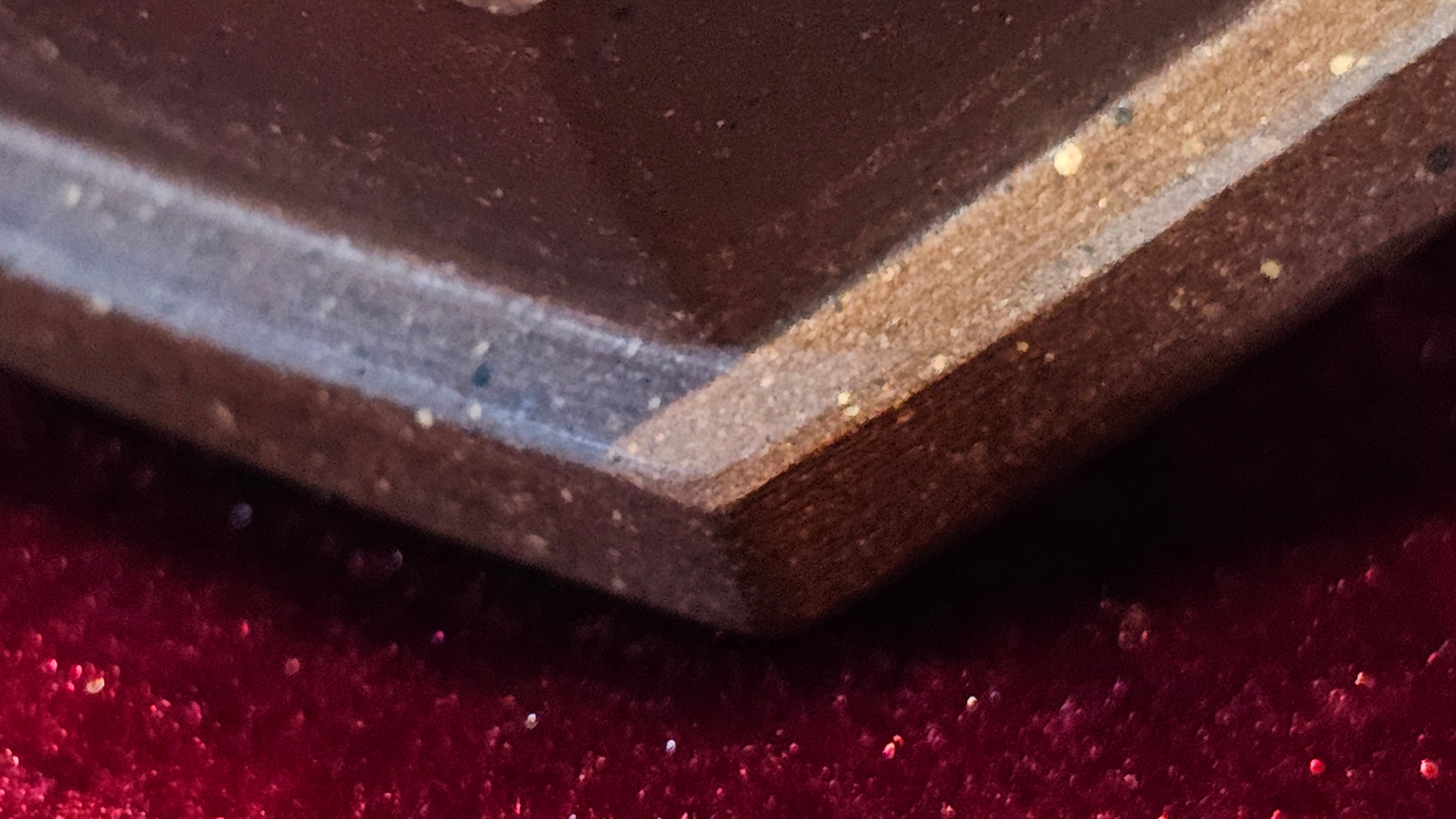 《六方半月》"Liu Fang Ban Yue", 290.1ml, "一饮涤昏寐，情思爽朗满天地" and Lotus Flower nengraving, Di Cao Qing Zi Ni 底槽青紫泥, by L2A Senior Consummate Artist Yuan Hui 袁辉 ~ Congratulations!to Ms M.L., 0732hrs 6th Sept 2025, Phoenix, AZ!