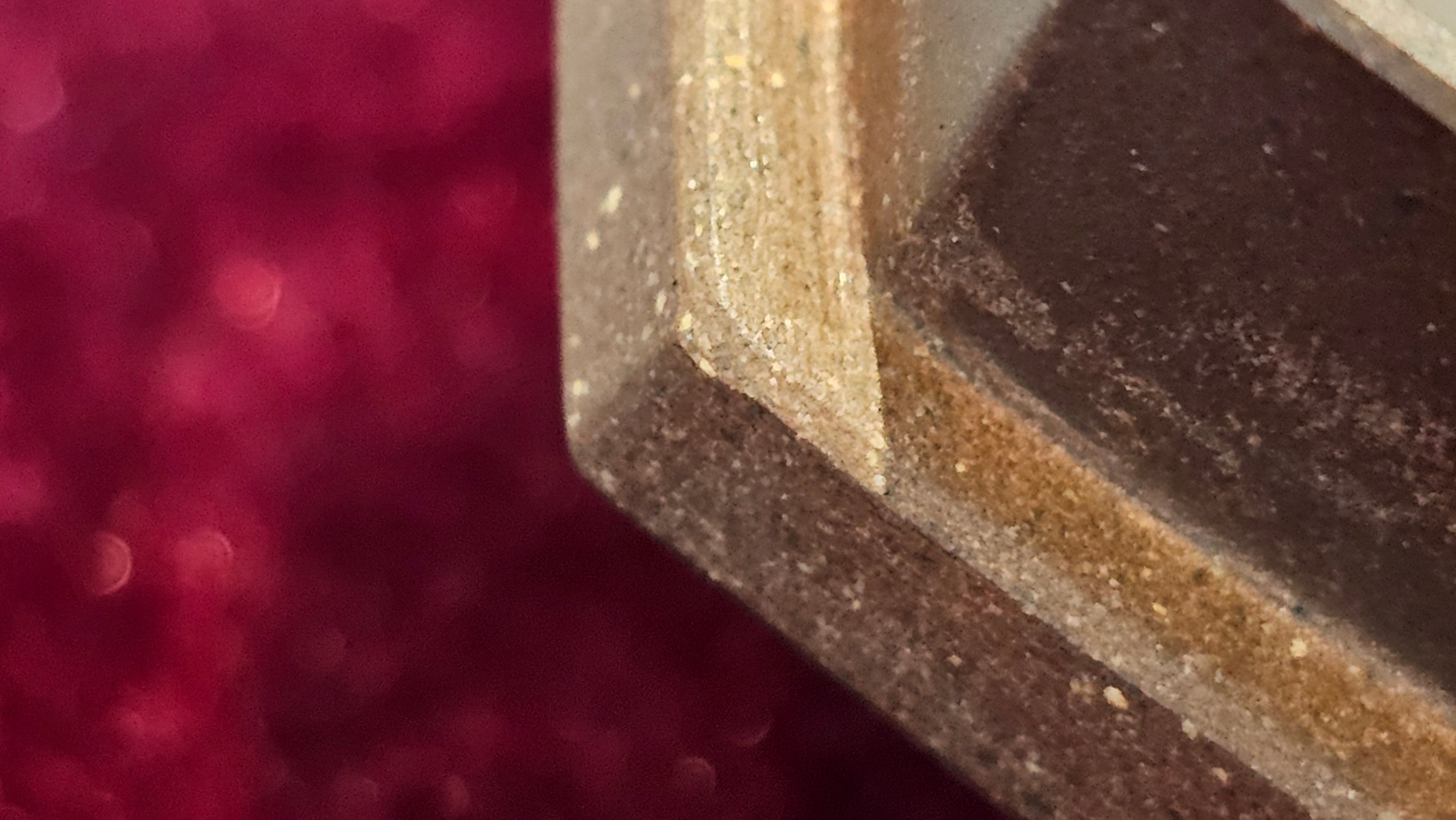 《六方半月》"Liu Fang Ban Yue", 290.1ml, "一饮涤昏寐，情思爽朗满天地" and Lotus Flower nengraving, Di Cao Qing Zi Ni 底槽青紫泥, by L2A Senior Consummate Artist Yuan Hui 袁辉 ~ Congratulations!to Ms M.L., 0732hrs 6th Sept 2025, Phoenix, AZ!