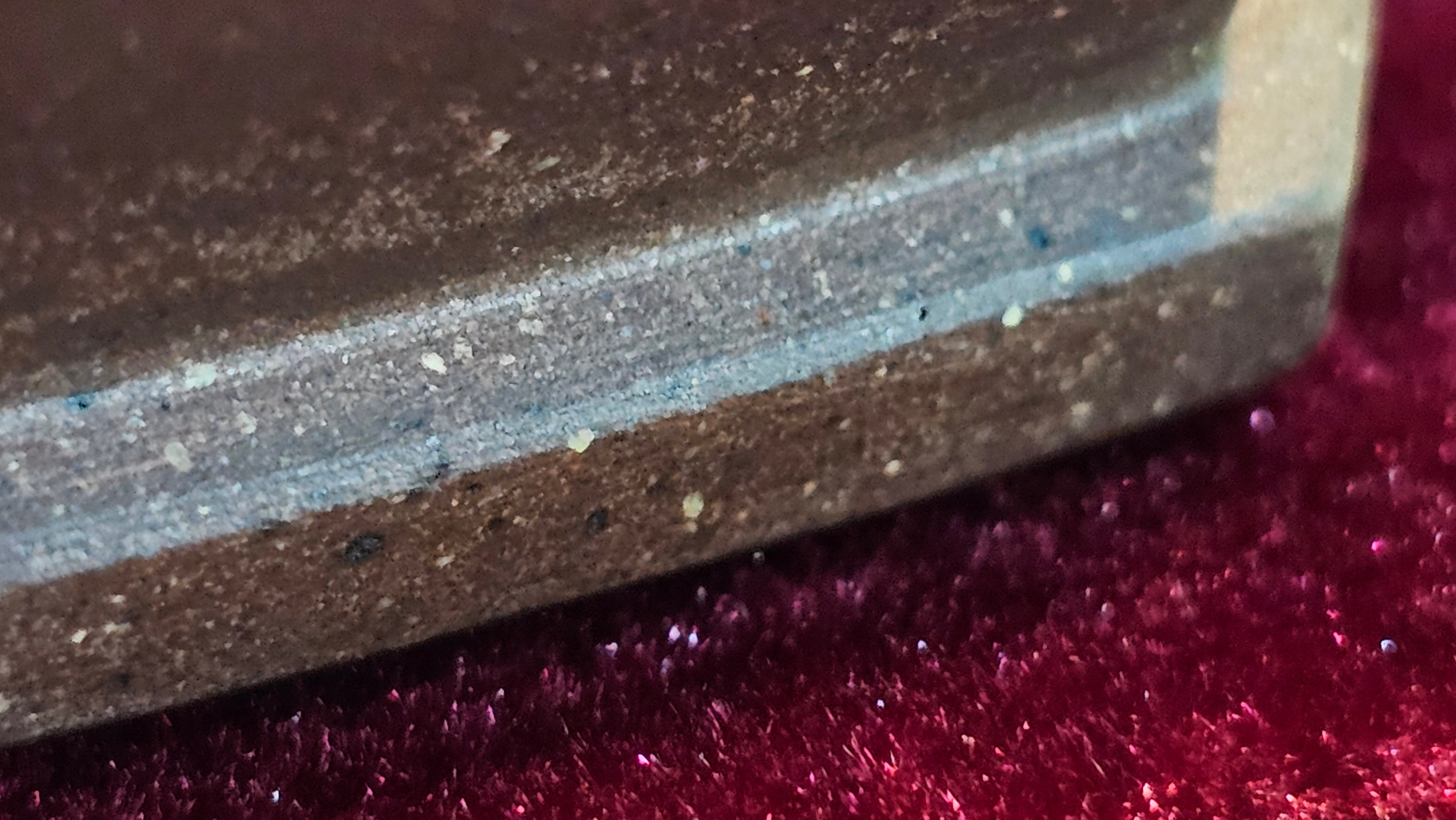 《六方半月》"Liu Fang Ban Yue", 290.1ml, "一饮涤昏寐，情思爽朗满天地" and Lotus Flower nengraving, Di Cao Qing Zi Ni 底槽青紫泥, by L2A Senior Consummate Artist Yuan Hui 袁辉 ~ Congratulations!to Ms M.L., 0732hrs 6th Sept 2025, Phoenix, AZ!