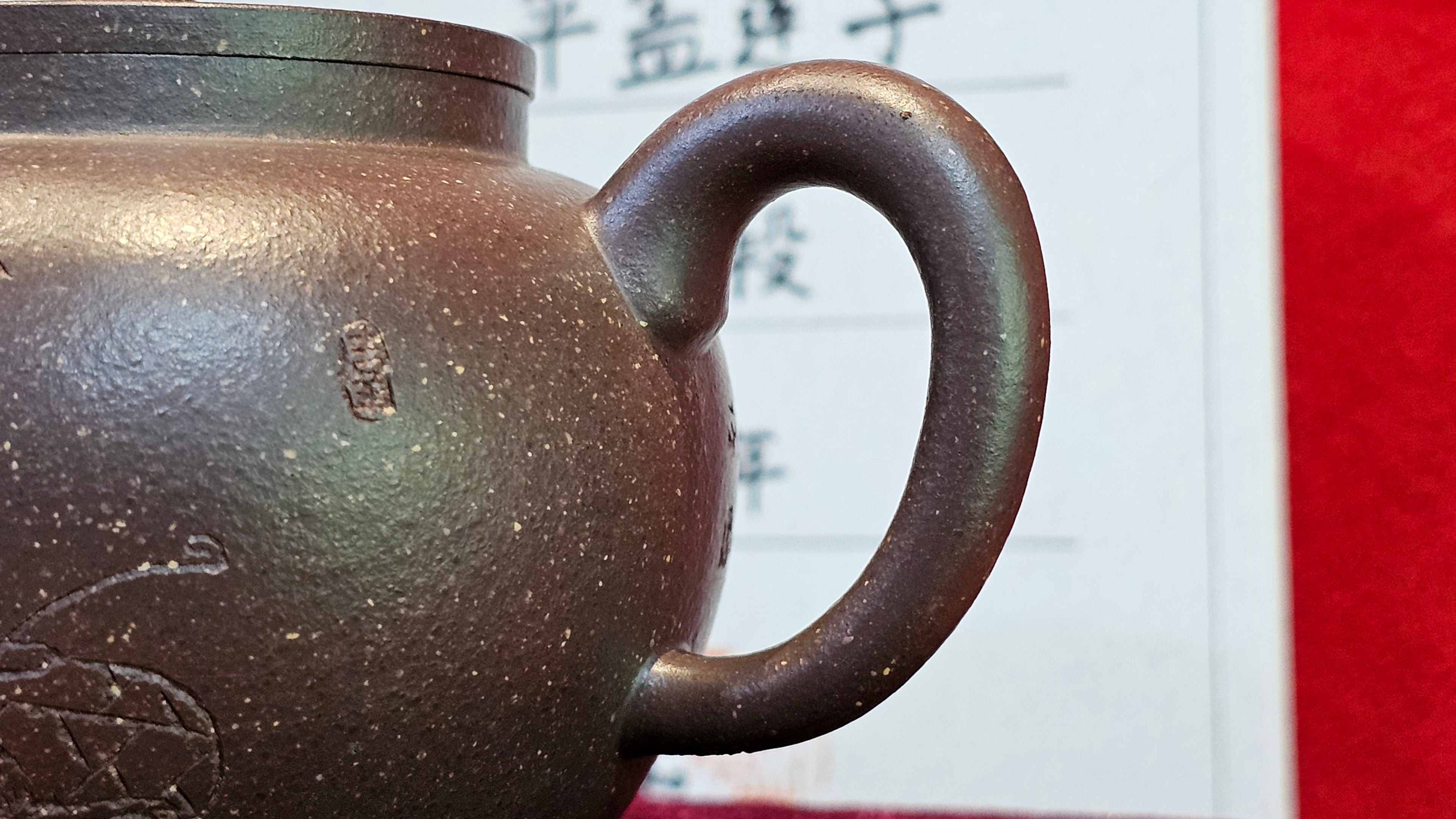 《平盖莲子》"Ping Gai Lian Zi", 233.9ml, Qing Hui Duan Ni 青灰段泥 ~ Crafted by L3A Consummate Master Artist Li Yan Ru 李艳如 ~ Congratulations to Dr W.S.! 1012hrs 6th Sept 2025! Phoenix, AZ!