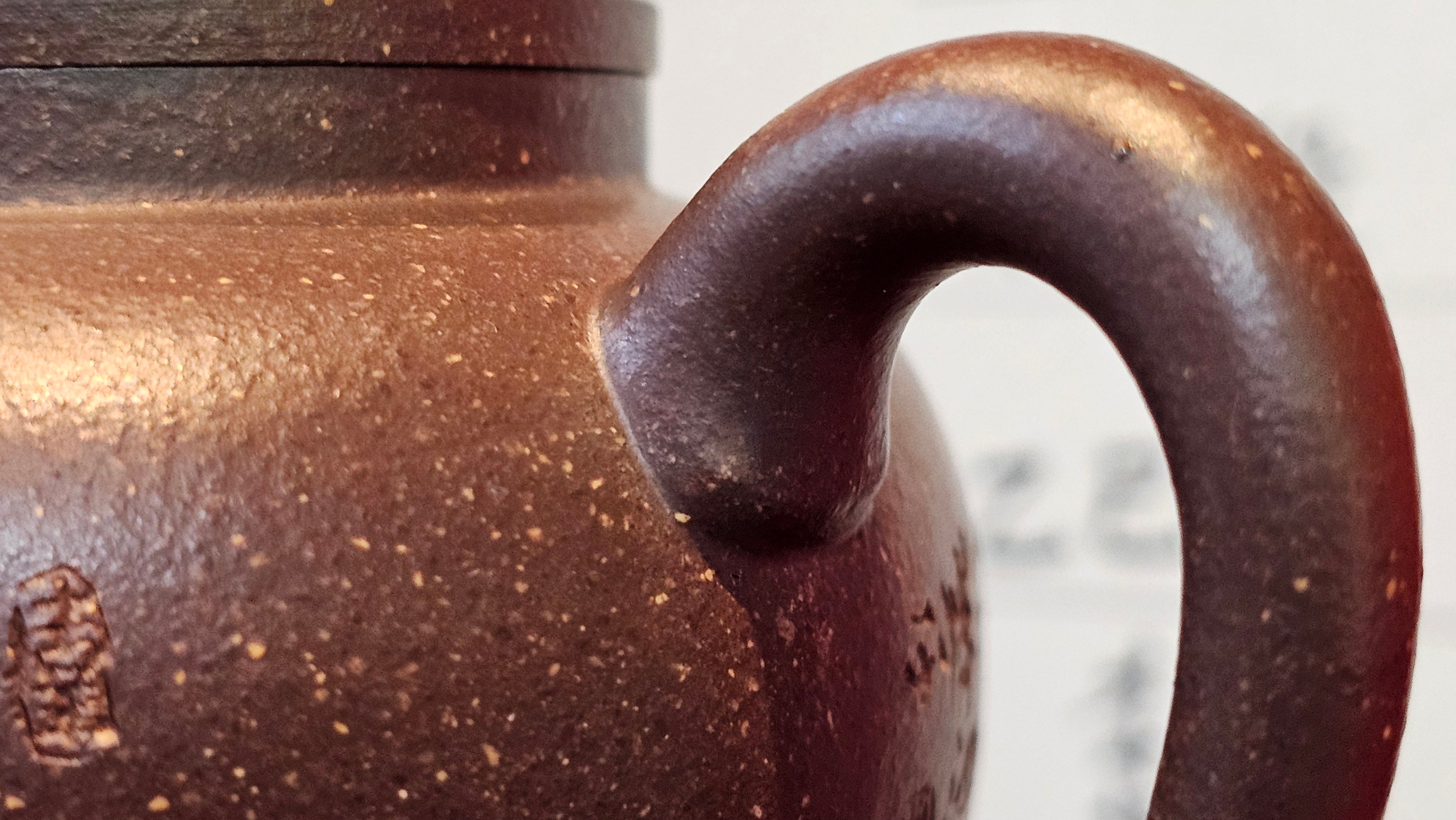 《平盖莲子》"Ping Gai Lian Zi", 233.9ml, Qing Hui Duan Ni 青灰段泥 ~ Crafted by L3A Consummate Master Artist Li Yan Ru 李艳如 ~ Congratulations to Dr W.S.! 1012hrs 6th Sept 2025! Phoenix, AZ!