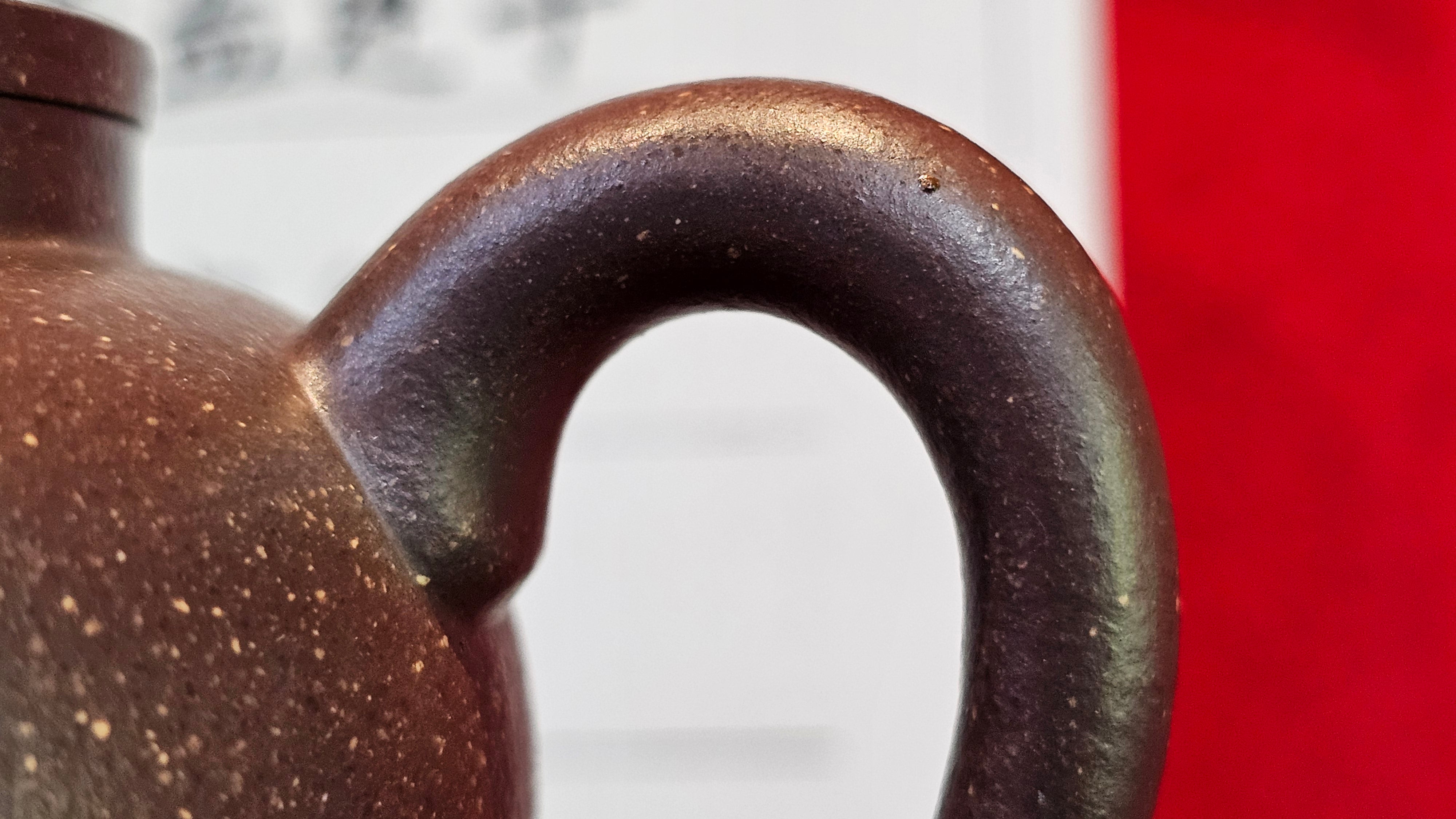 《平盖莲子》"Ping Gai Lian Zi", 233.9ml, Qing Hui Duan Ni 青灰段泥 ~ Crafted by L3A Consummate Master Artist Li Yan Ru 李艳如 ~ Congratulations to Dr W.S.! 1012hrs 6th Sept 2025! Phoenix, AZ!