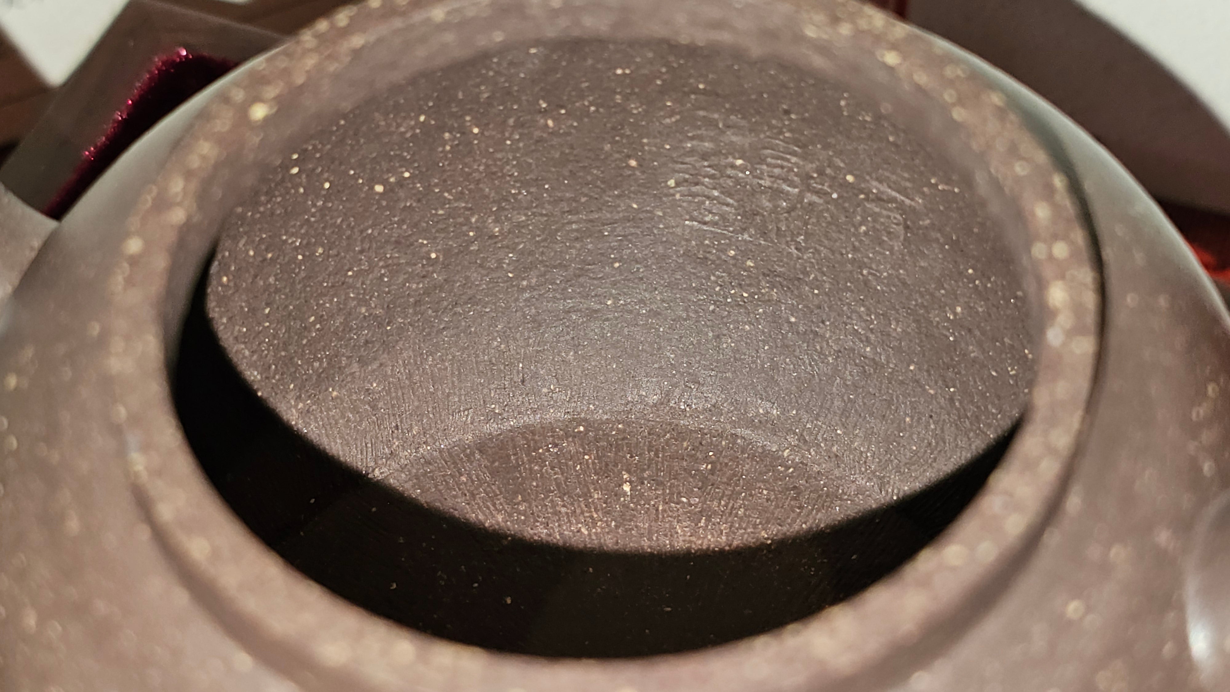 《平盖莲子》"Ping Gai Lian Zi", 233.9ml, Qing Hui Duan Ni 青灰段泥 ~ Crafted by L3A Consummate Master Artist Li Yan Ru 李艳如 ~ Congratulations to Dr W.S.! 1012hrs 6th Sept 2025! Phoenix, AZ!