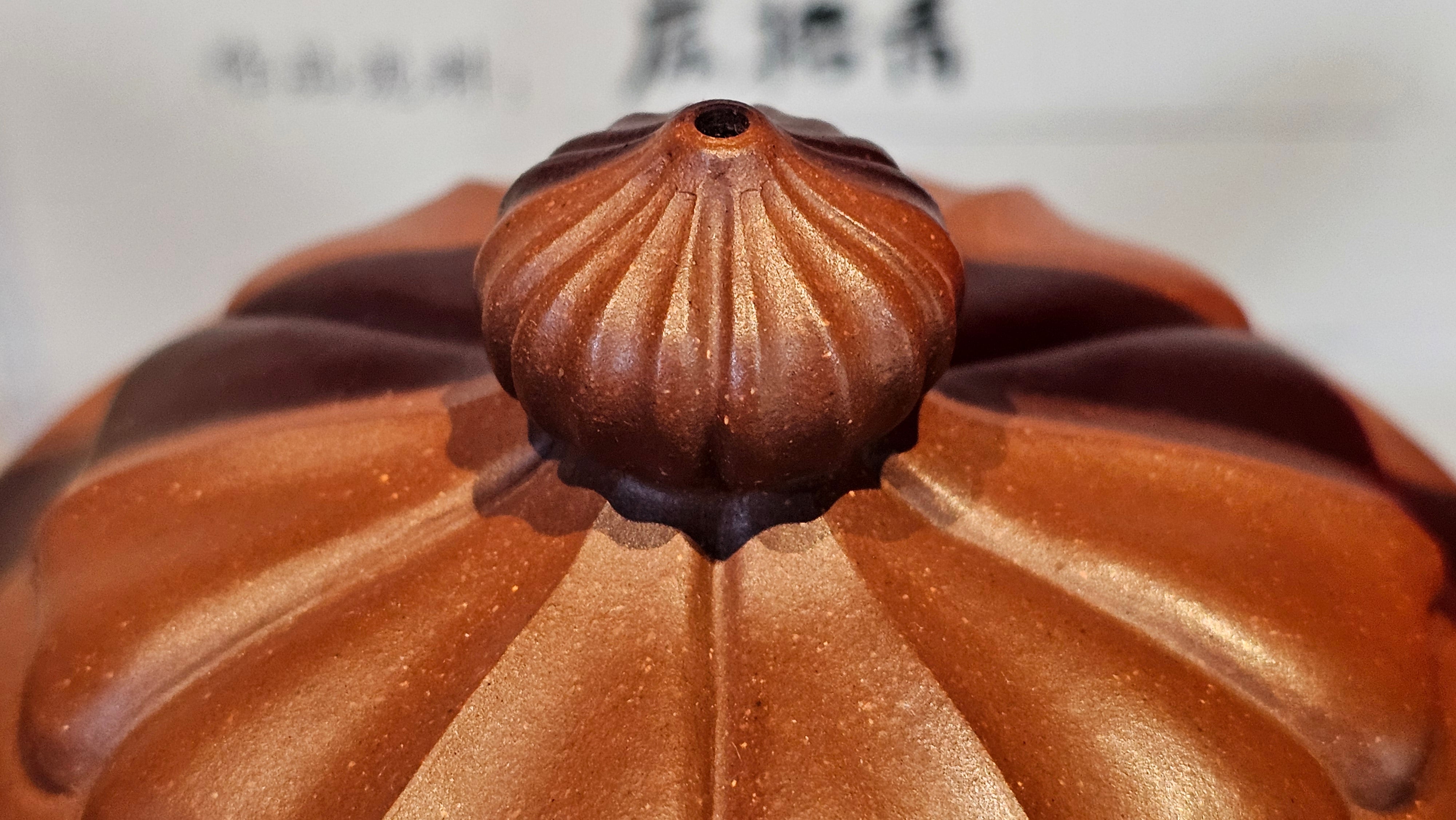 《禅意提梁》"Chan Yi Ti Liang~ Meditative Enlightenment:Top Handle", 493.3ml, ~ Crafted by L3A Master Consummate Artist Li Yan Ru 李艳如。