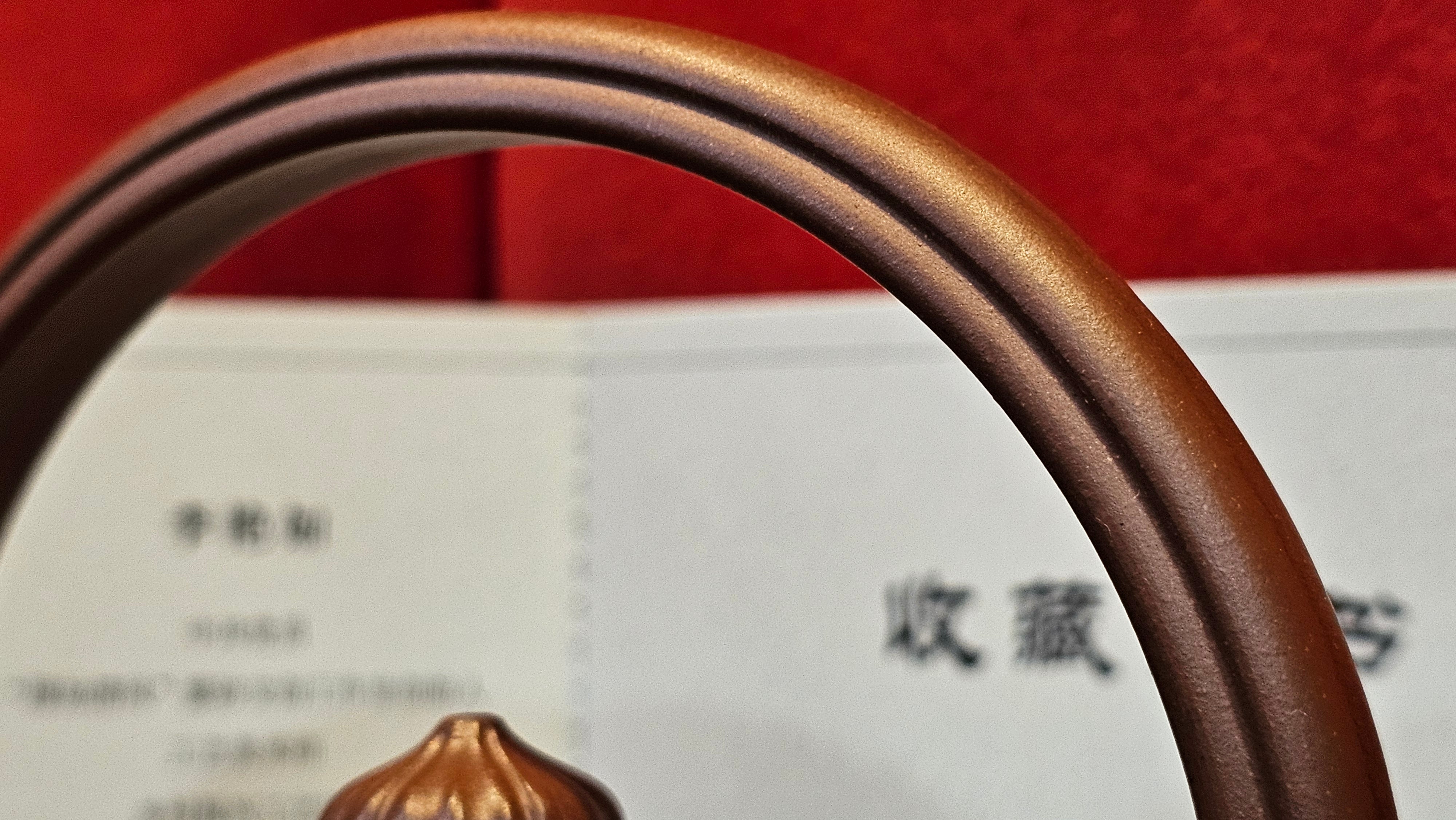 《禅意提梁》"Chan Yi Ti Liang~ Meditative Enlightenment:Top Handle", 493.3ml, ~ Crafted by L3A Master Consummate Artist Li Yan Ru 李艳如。