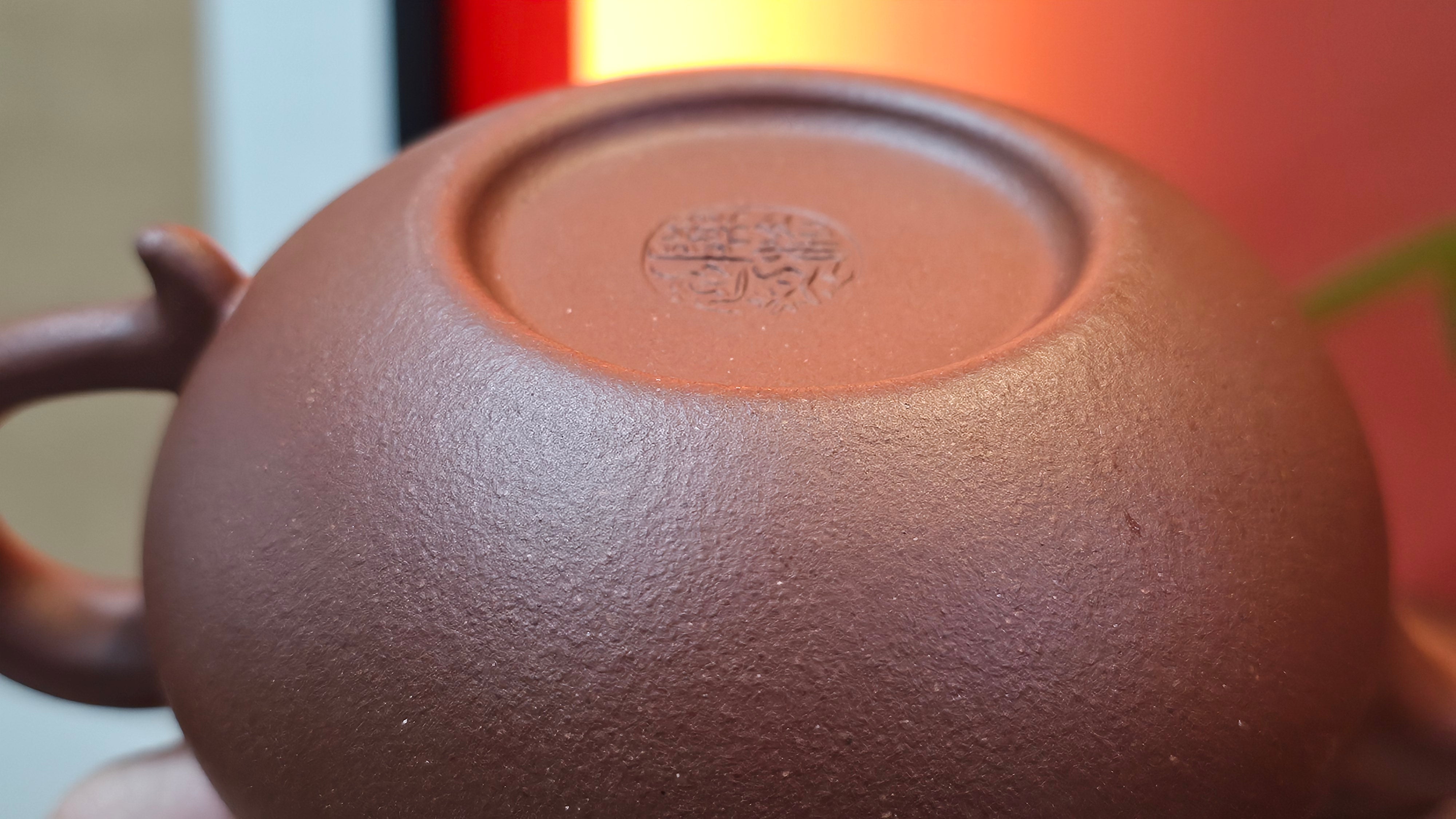 Fang Gu 仿古, 213.5ml, Di Cao Qing Zi Ni 底槽青紫泥, by our Collaborative Craftsman Chen Fa Chu 陈法初 ~!Congratulations to Mr E.A.! 2303hrs 10th Sept 2025, Colorado Springs, CO!