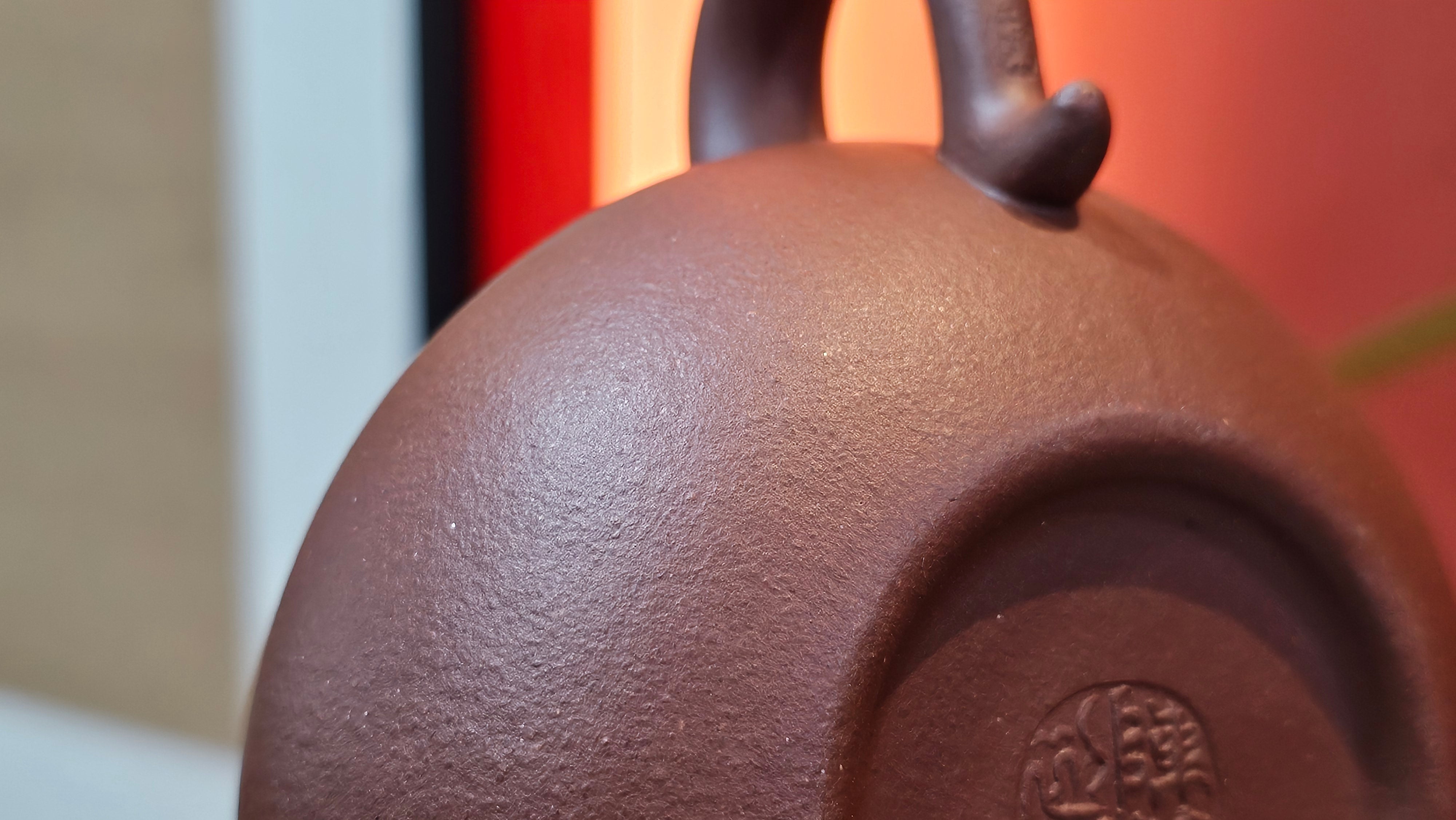 Fang Gu 仿古, 213.5ml, Di Cao Qing Zi Ni 底槽青紫泥, by our Collaborative Craftsman Chen Fa Chu 陈法初 ~!Congratulations to Mr E.A.! 2303hrs 10th Sept 2025, Colorado Springs, CO!