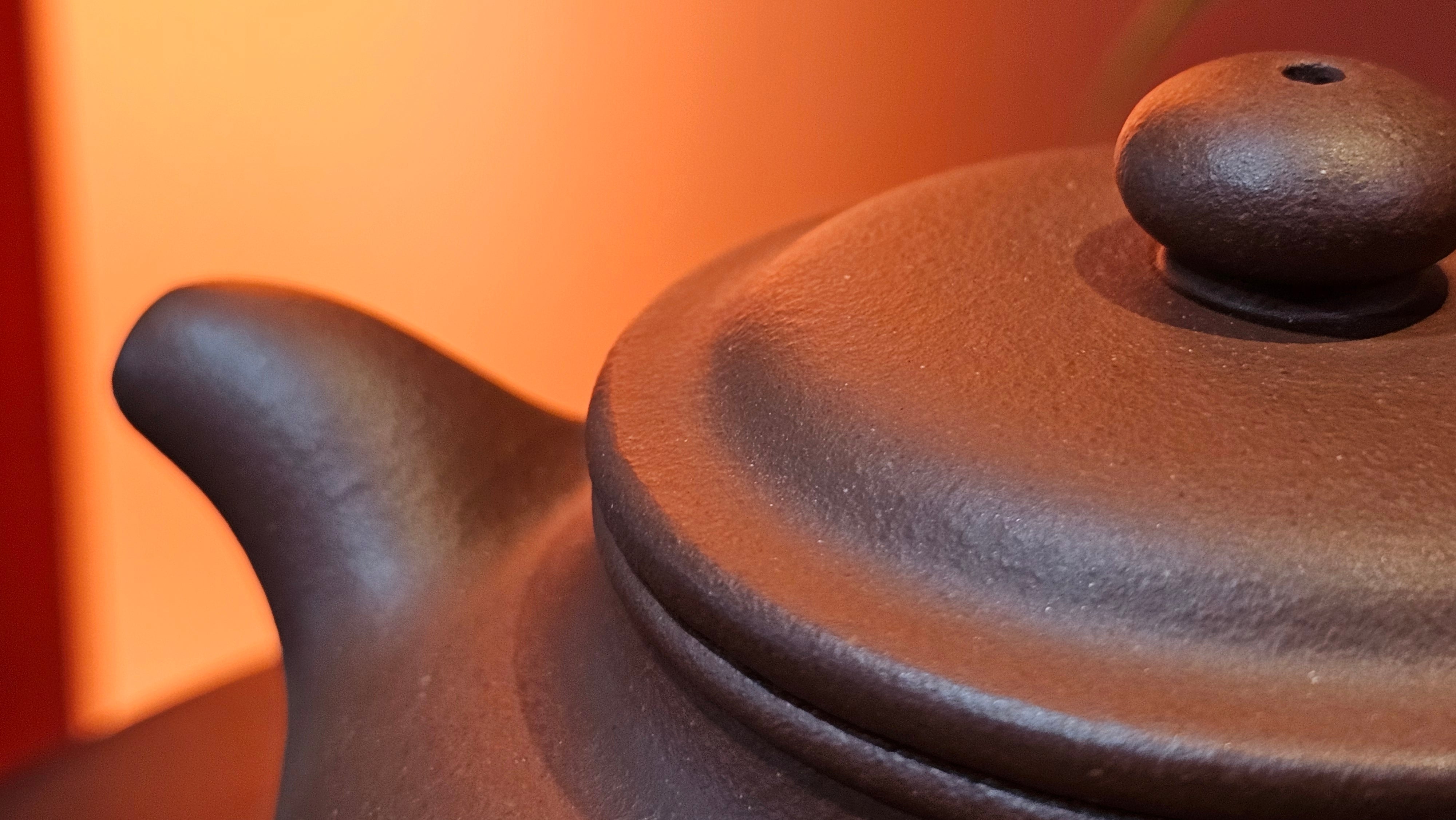 Fang Gu 仿古, 213.5ml, Di Cao Qing Zi Ni 底槽青紫泥, by our Collaborative Craftsman Chen Fa Chu 陈法初 ~!Congratulations to Mr E.A.! 2303hrs 10th Sept 2025, Colorado Springs, CO!