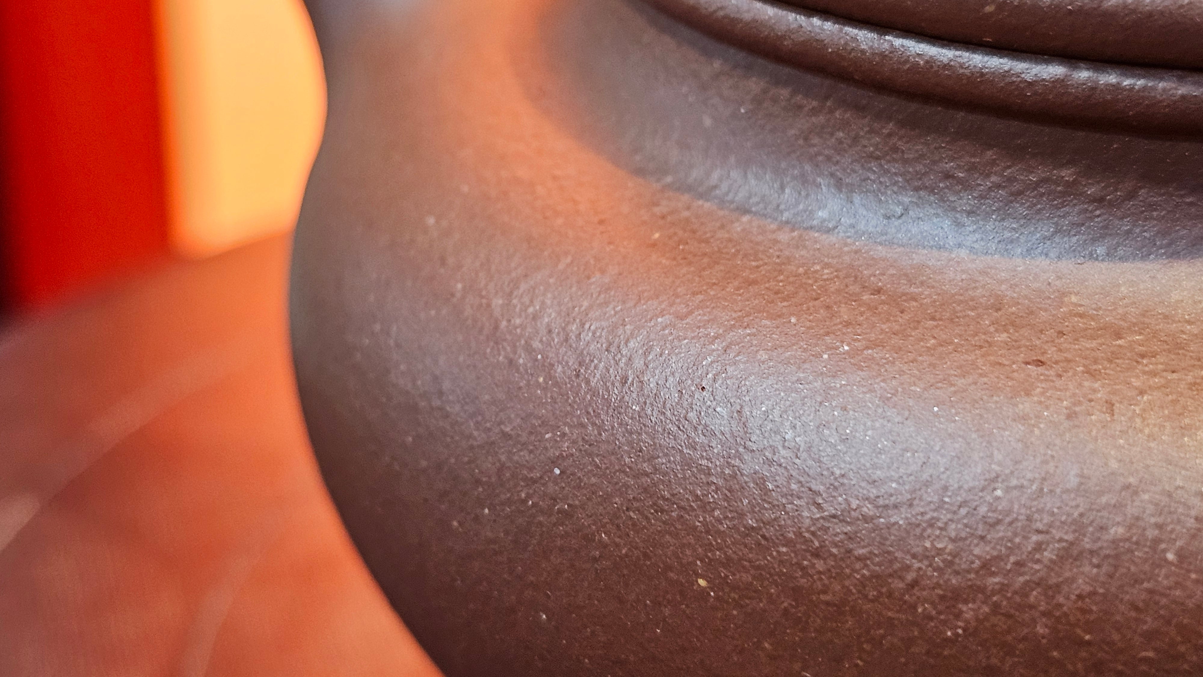 Fang Gu 仿古, 213.5ml, Di Cao Qing Zi Ni 底槽青紫泥, by our Collaborative Craftsman Chen Fa Chu 陈法初 ~!Congratulations to Mr E.A.! 2303hrs 10th Sept 2025, Colorado Springs, CO!