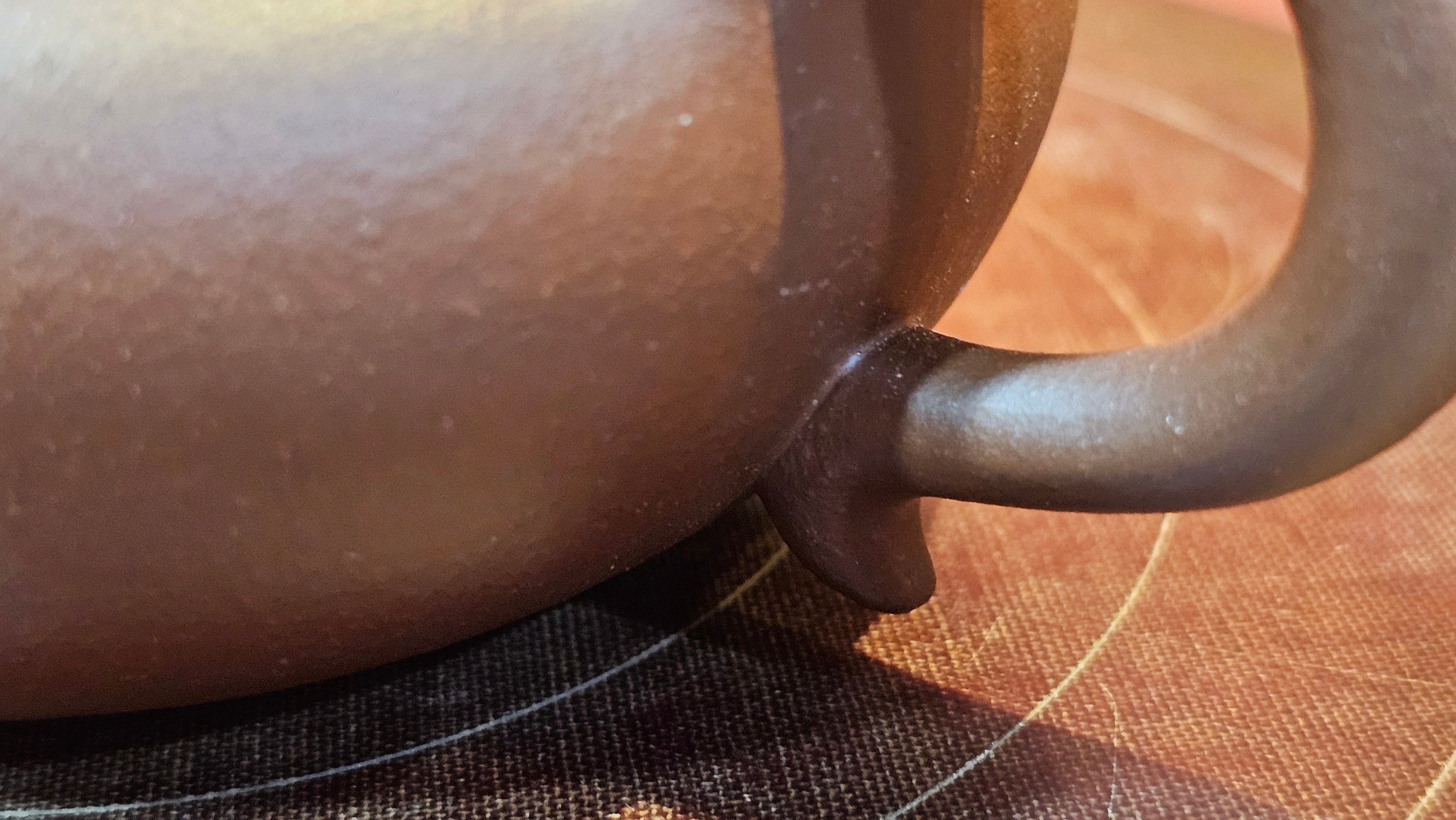 Fang Gu 仿古, 213.5ml, Di Cao Qing Zi Ni 底槽青紫泥, by our Collaborative Craftsman Chen Fa Chu 陈法初 ~!Congratulations to Mr E.A.! 2303hrs 10th Sept 2025, Colorado Springs, CO!