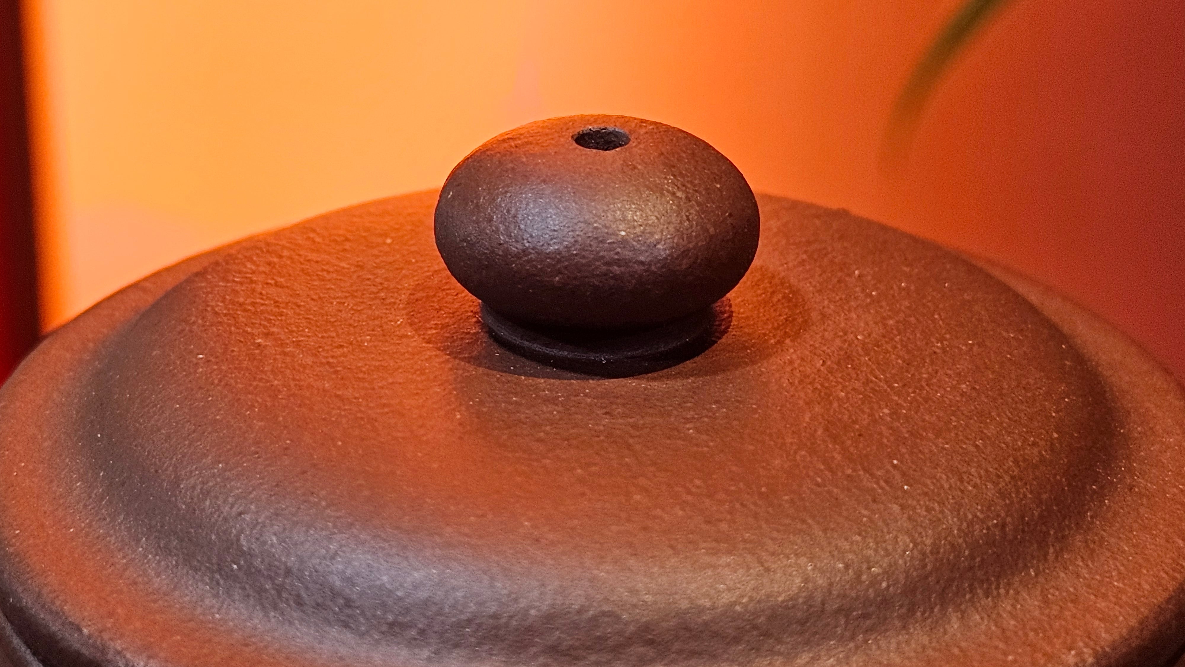 Fang Gu 仿古, 213.5ml, Di Cao Qing Zi Ni 底槽青紫泥, by our Collaborative Craftsman Chen Fa Chu 陈法初 ~!Congratulations to Mr E.A.! 2303hrs 10th Sept 2025, Colorado Springs, CO!