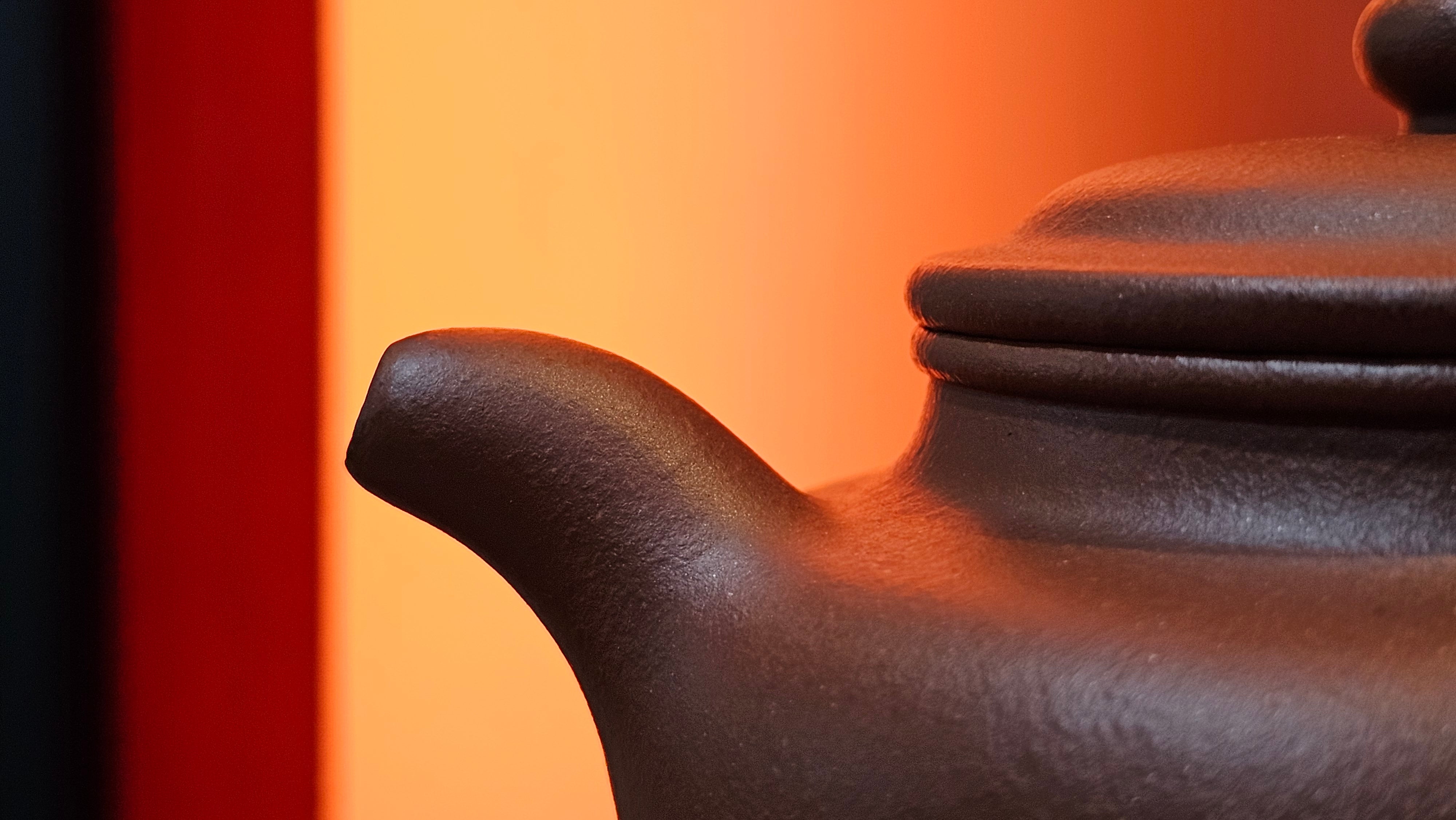 Fang Gu 仿古, 213.5ml, Di Cao Qing Zi Ni 底槽青紫泥, by our Collaborative Craftsman Chen Fa Chu 陈法初 ~!Congratulations to Mr E.A.! 2303hrs 10th Sept 2025, Colorado Springs, CO!