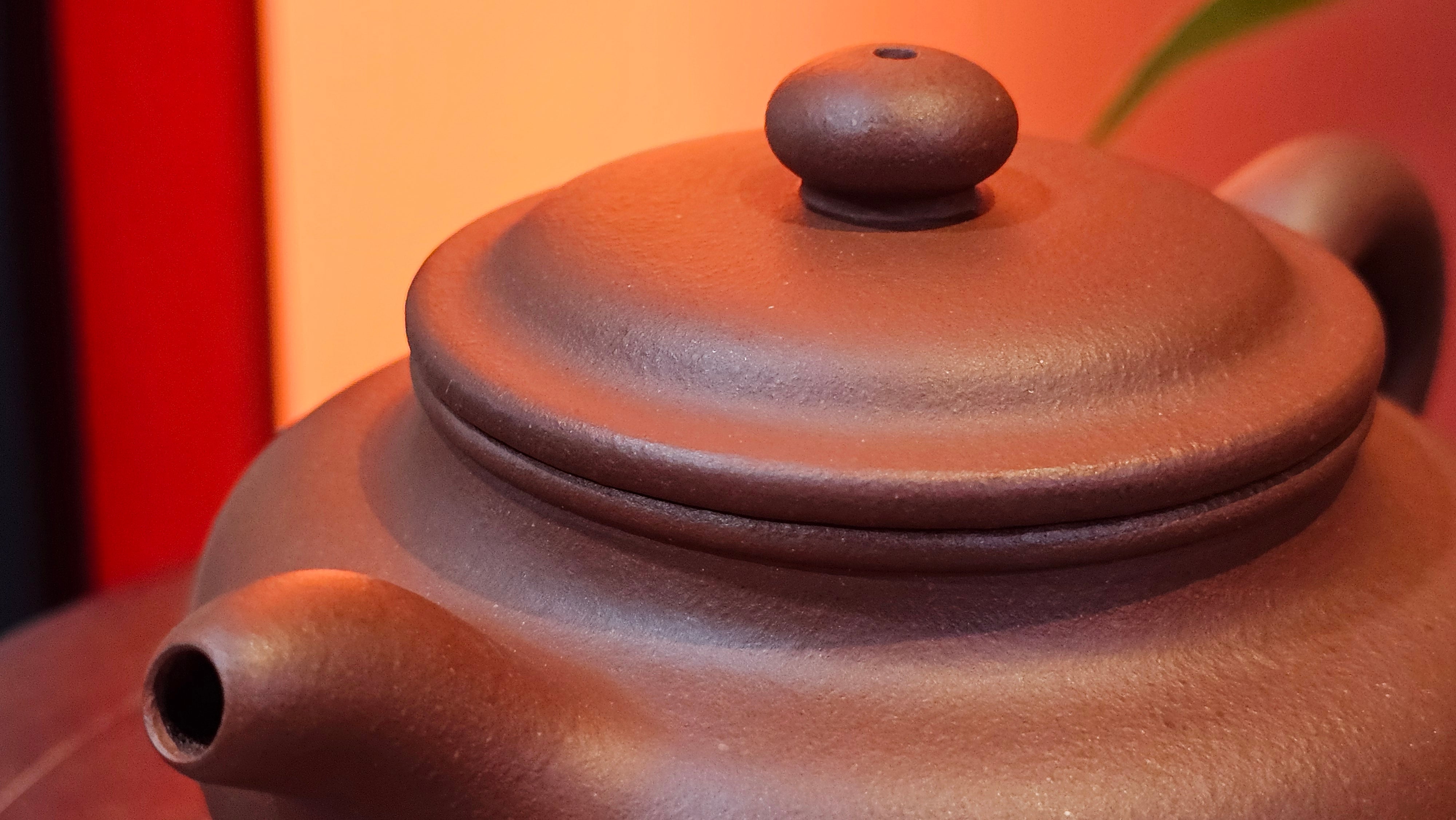 Fang Gu 仿古, 213.5ml, Di Cao Qing Zi Ni 底槽青紫泥, by our Collaborative Craftsman Chen Fa Chu 陈法初 ~!Congratulations to Mr E.A.! 2303hrs 10th Sept 2025, Colorado Springs, CO!