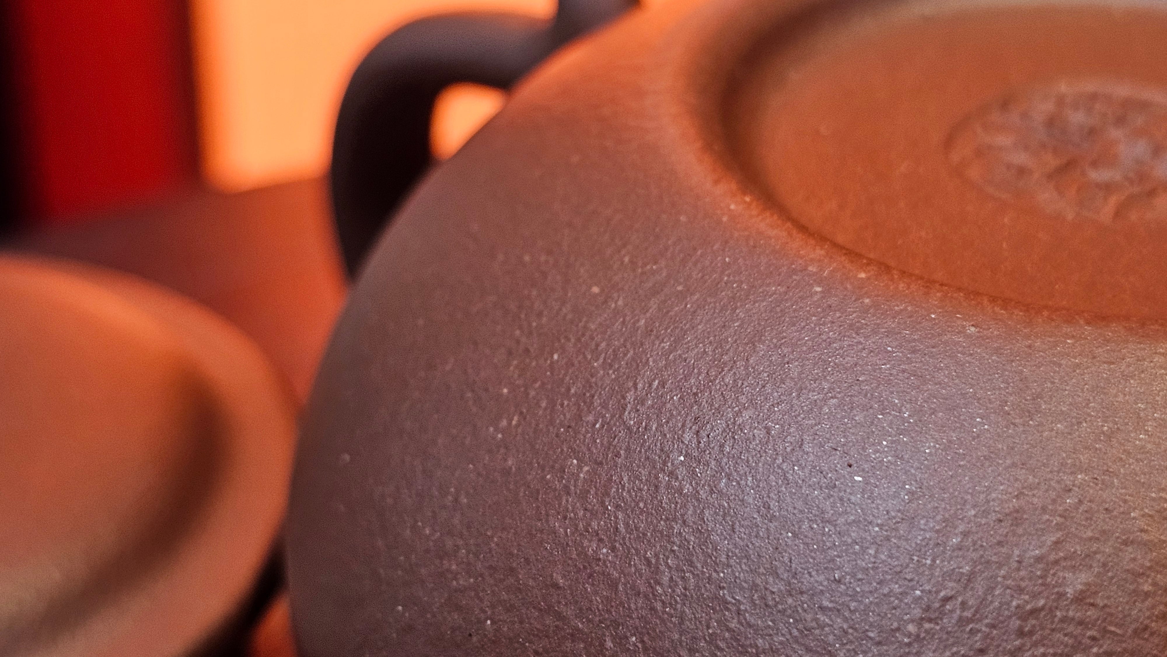 Fang Gu 仿古, 213.5ml, Di Cao Qing Zi Ni 底槽青紫泥, by our Collaborative Craftsman Chen Fa Chu 陈法初 ~!Congratulations to Mr E.A.! 2303hrs 10th Sept 2025, Colorado Springs, CO!