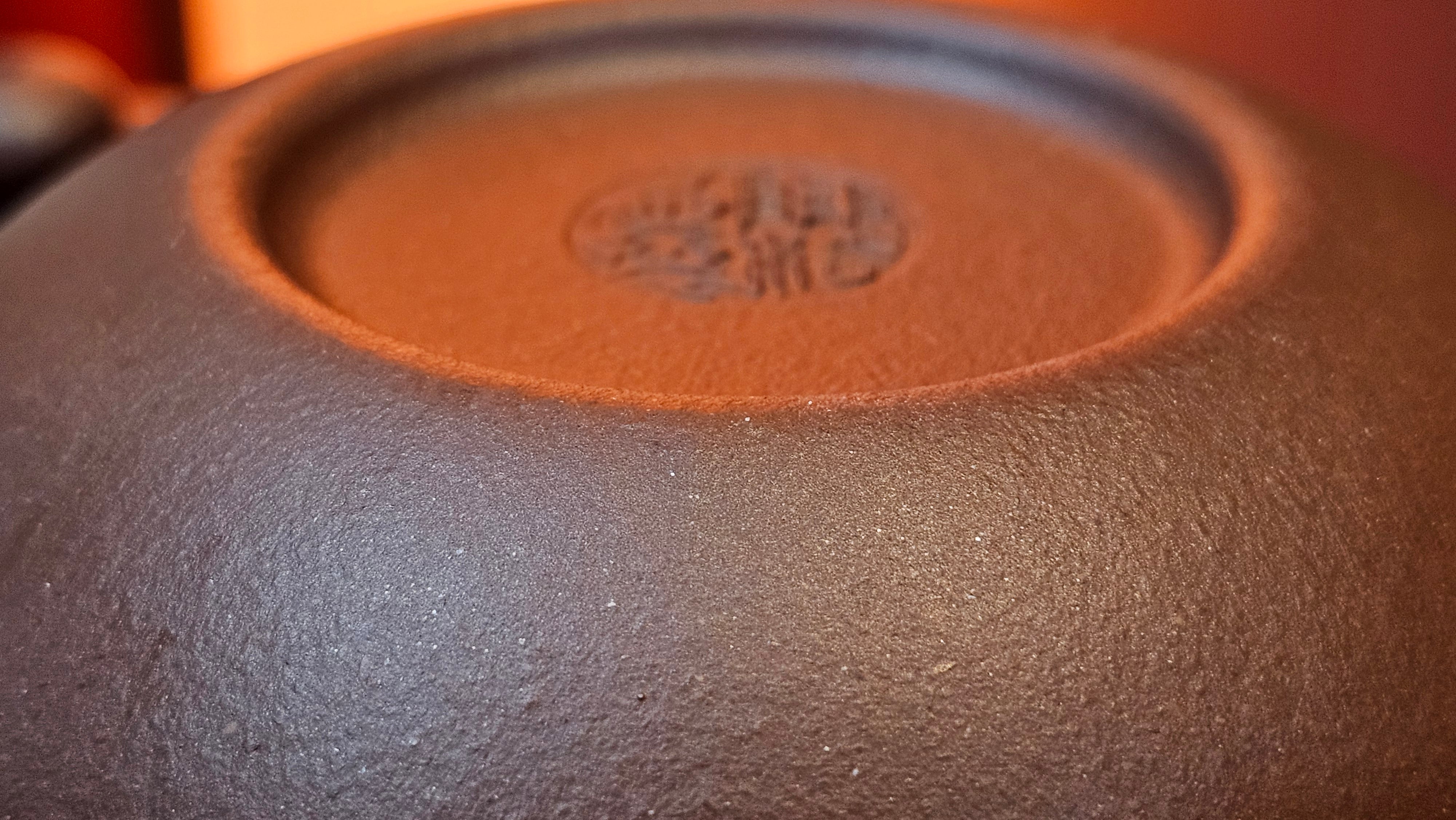 Fang Gu 仿古, 213.5ml, Di Cao Qing Zi Ni 底槽青紫泥, by our Collaborative Craftsman Chen Fa Chu 陈法初 ~!Congratulations to Mr E.A.! 2303hrs 10th Sept 2025, Colorado Springs, CO!