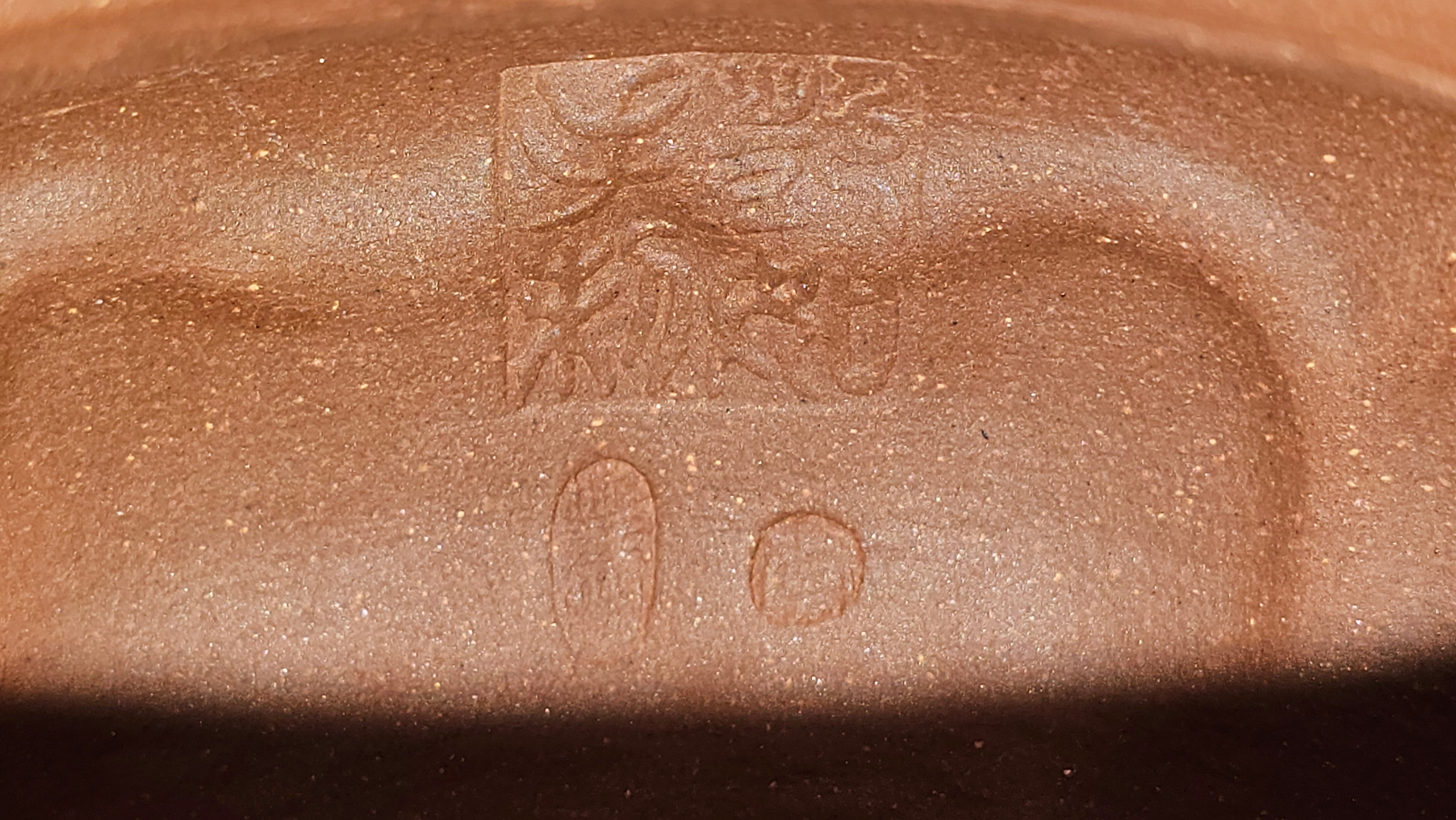 《禅意提梁》"Chan Yi Ti Liang~ Meditative Enlightenment:Top Handle", 493.3ml, ~ Crafted by L3A Master Consummate Artist Li Yan Ru 李艳如。