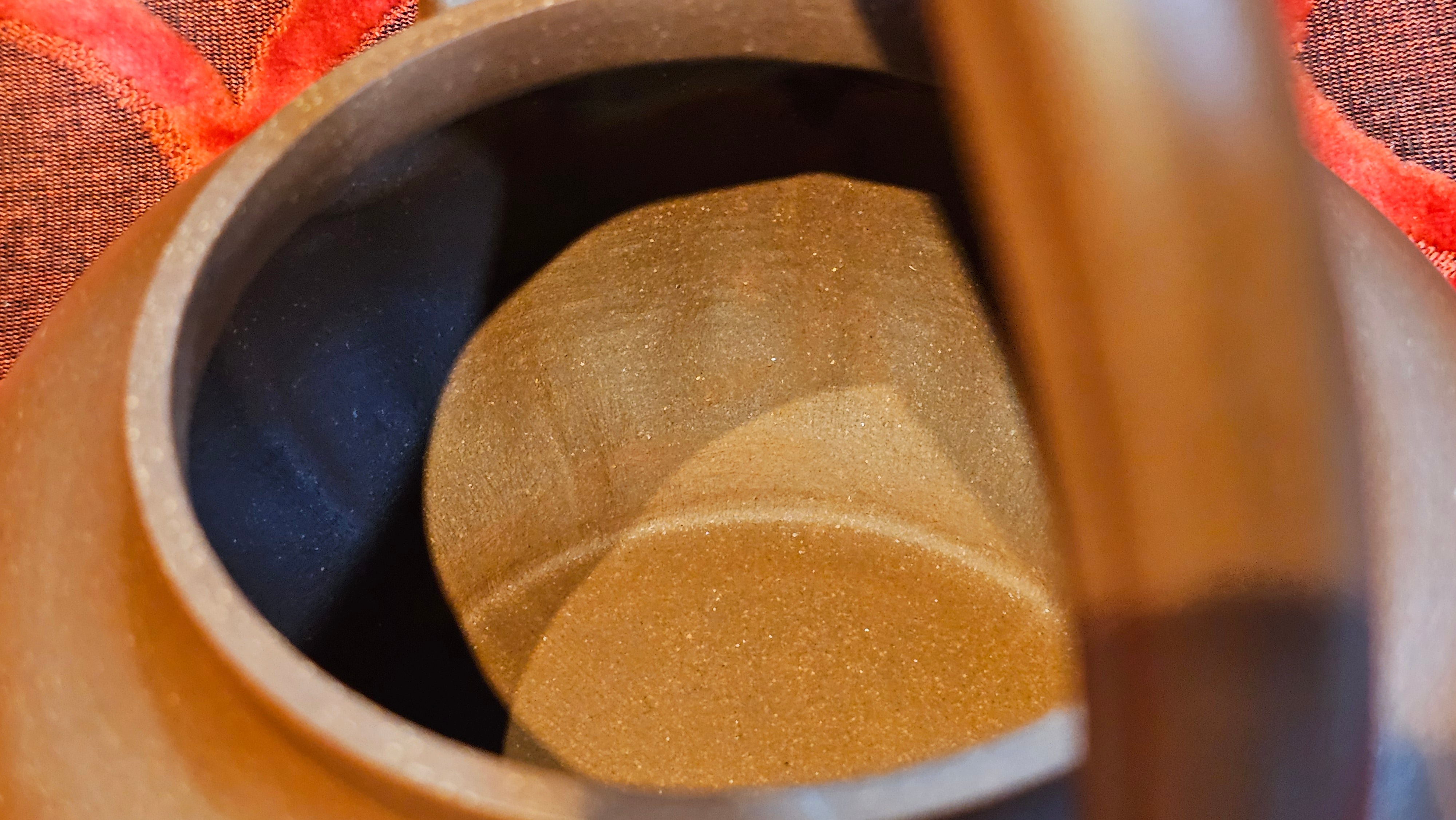 《禅意提梁》"Chan Yi Ti Liang~ Meditative Enlightenment:Top Handle", 493.3ml, ~ Crafted by L3A Master Consummate Artist Li Yan Ru 李艳如。