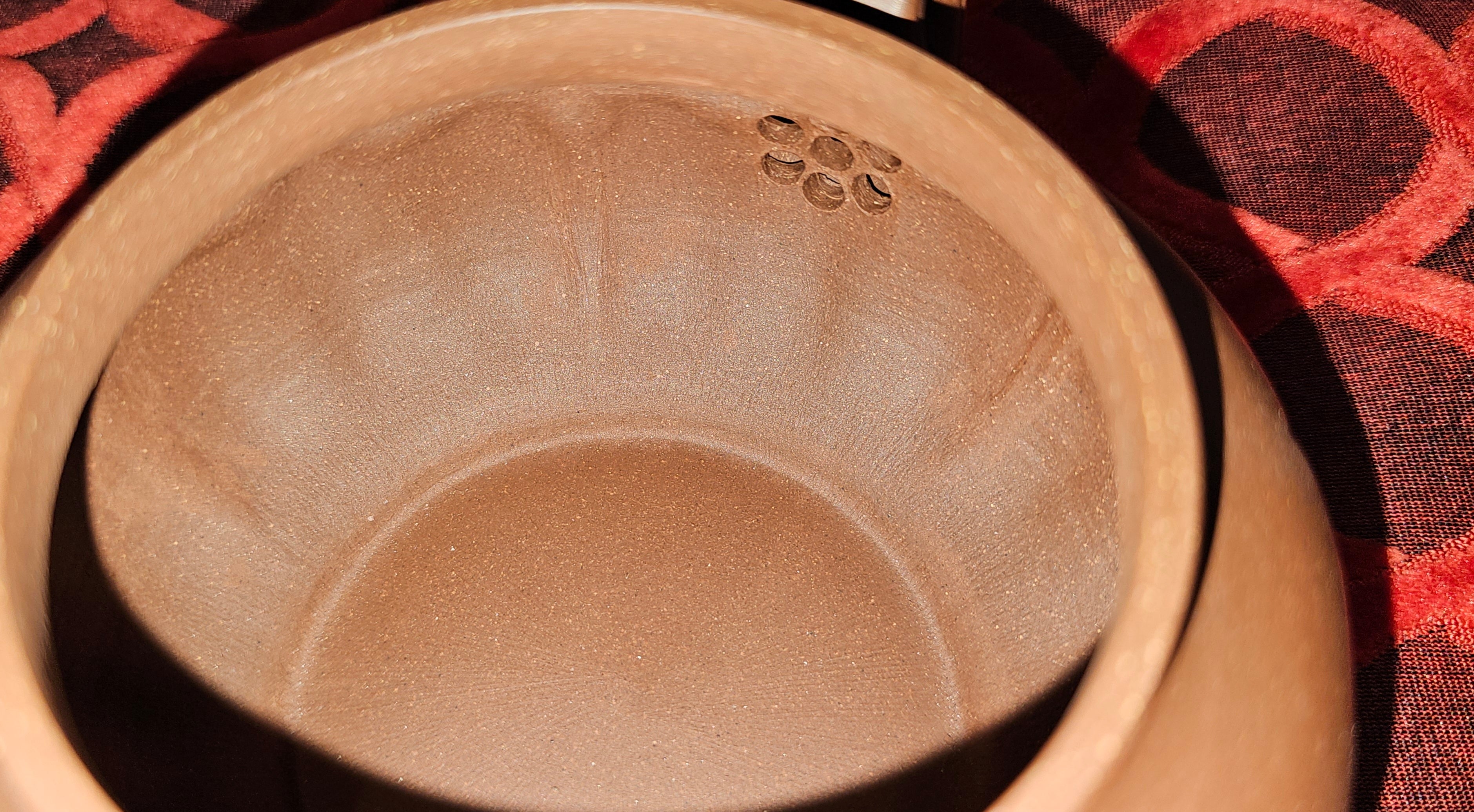 《禅意提梁》"Chan Yi Ti Liang~ Meditative Enlightenment:Top Handle", 493.3ml, ~ Crafted by L3A Master Consummate Artist Li Yan Ru 李艳如。