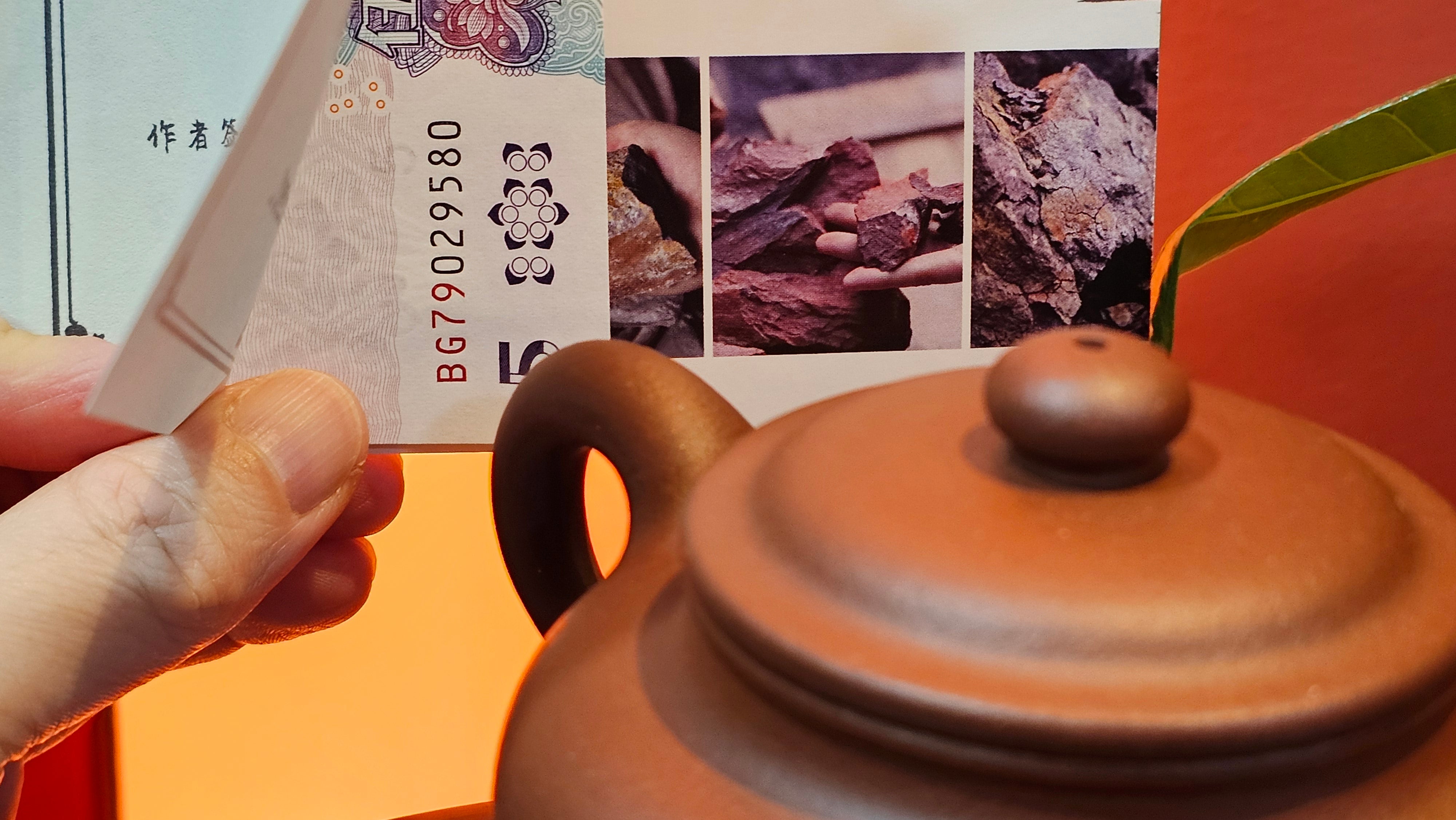 Fang Gu 仿古, 213.5ml, Di Cao Qing Zi Ni 底槽青紫泥, by our Collaborative Craftsman Chen Fa Chu 陈法初 ~!Congratulations to Mr E.A.! 2303hrs 10th Sept 2025, Colorado Springs, CO!