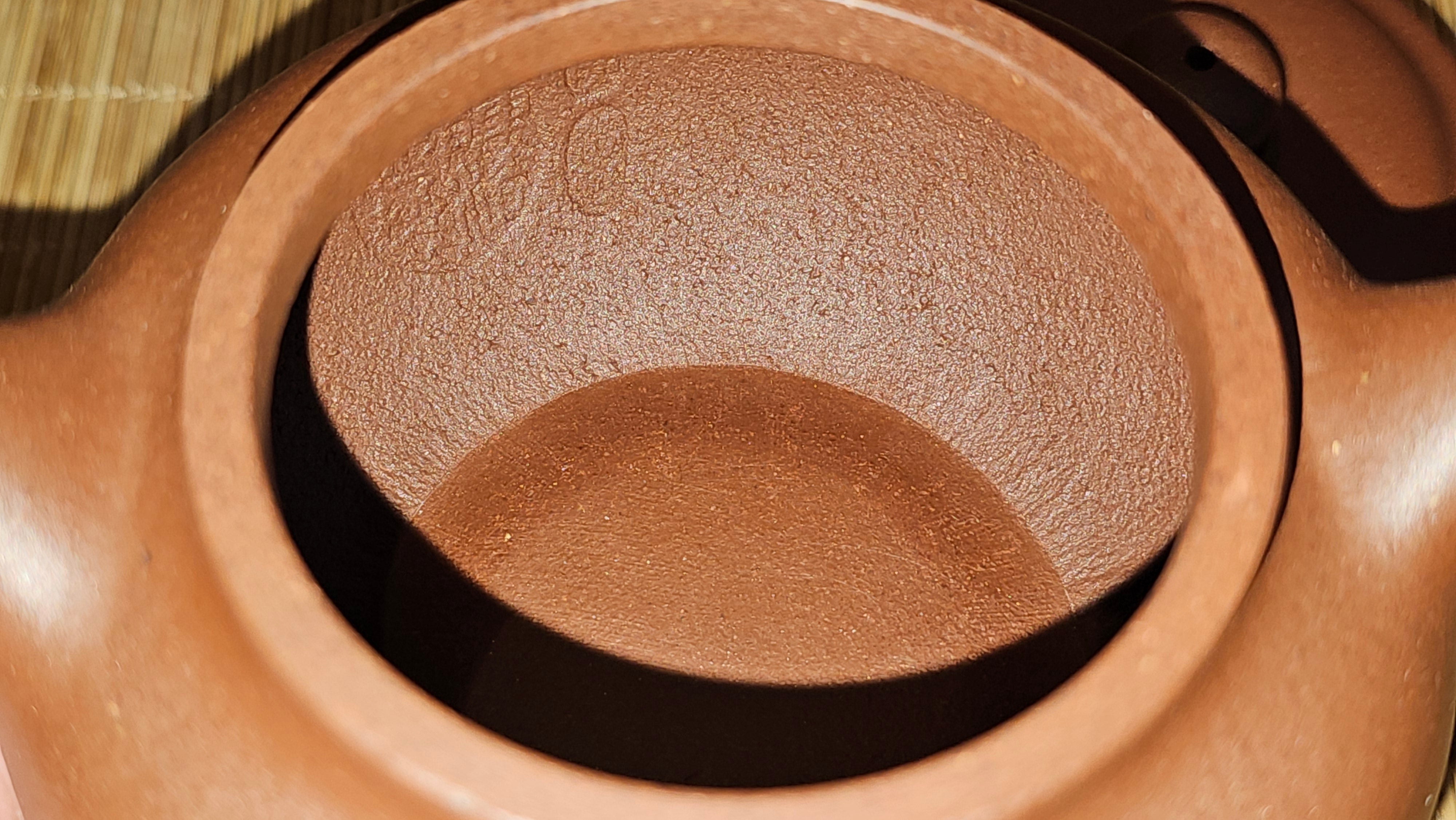 Fang Gu 仿古, 213.5ml, Di Cao Qing Zi Ni 底槽青紫泥, by our Collaborative Craftsman Chen Fa Chu 陈法初 ~!Congratulations to Mr E.A.! 2303hrs 10th Sept 2025, Colorado Springs, CO!