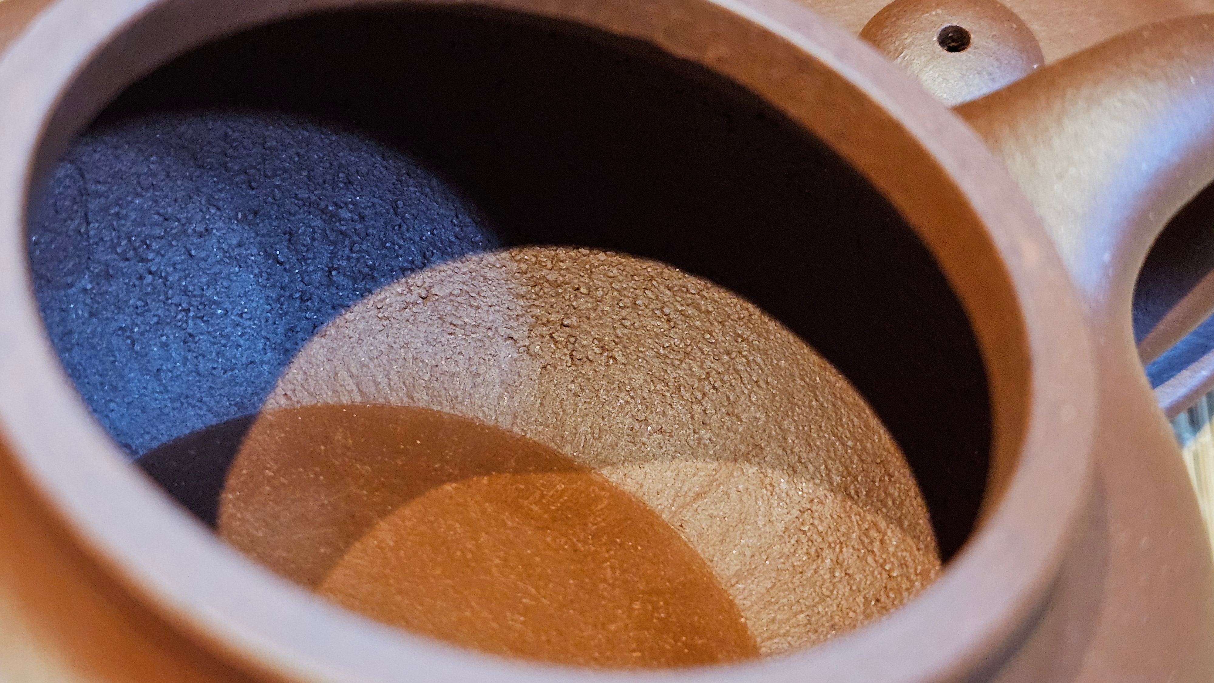 Fang Gu 仿古, 213.5ml, Di Cao Qing Zi Ni 底槽青紫泥, by our Collaborative Craftsman Chen Fa Chu 陈法初 ~!Congratulations to Mr E.A.! 2303hrs 10th Sept 2025, Colorado Springs, CO!