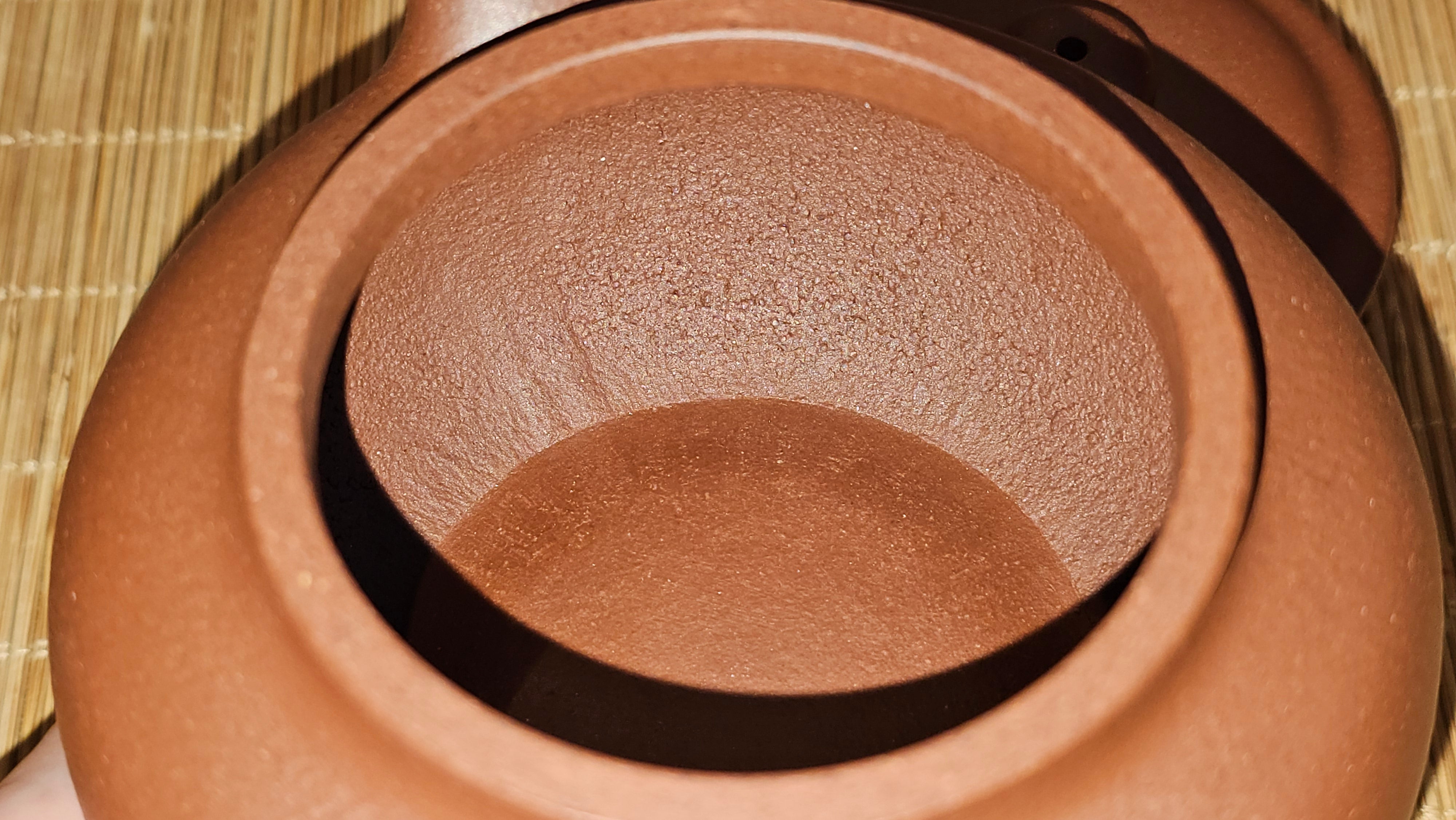 Fang Gu 仿古, 213.5ml, Di Cao Qing Zi Ni 底槽青紫泥, by our Collaborative Craftsman Chen Fa Chu 陈法初 ~!Congratulations to Mr E.A.! 2303hrs 10th Sept 2025, Colorado Springs, CO!