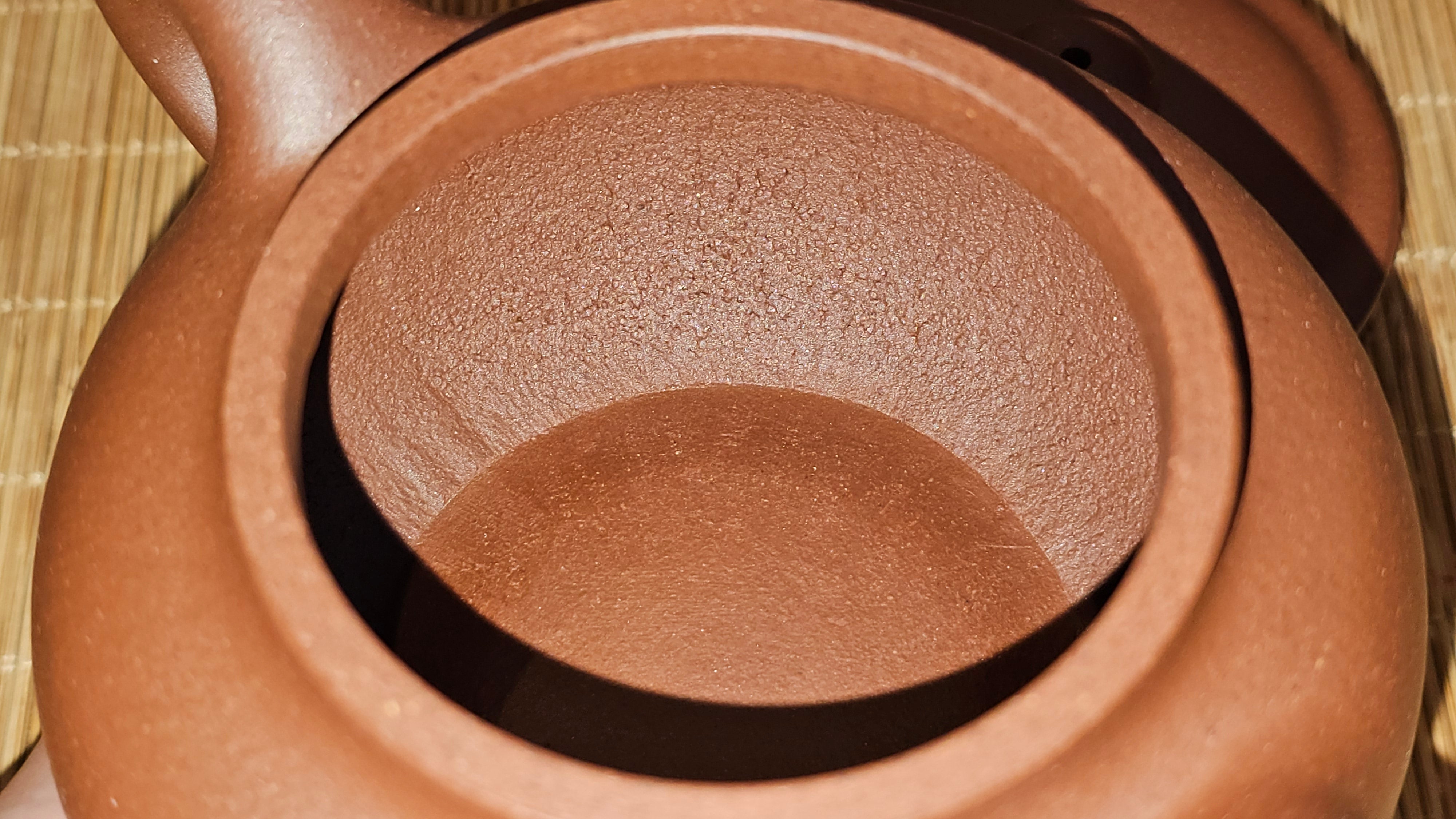 Fang Gu 仿古, 213.5ml, Di Cao Qing Zi Ni 底槽青紫泥, by our Collaborative Craftsman Chen Fa Chu 陈法初 ~!Congratulations to Mr E.A.! 2303hrs 10th Sept 2025, Colorado Springs, CO!