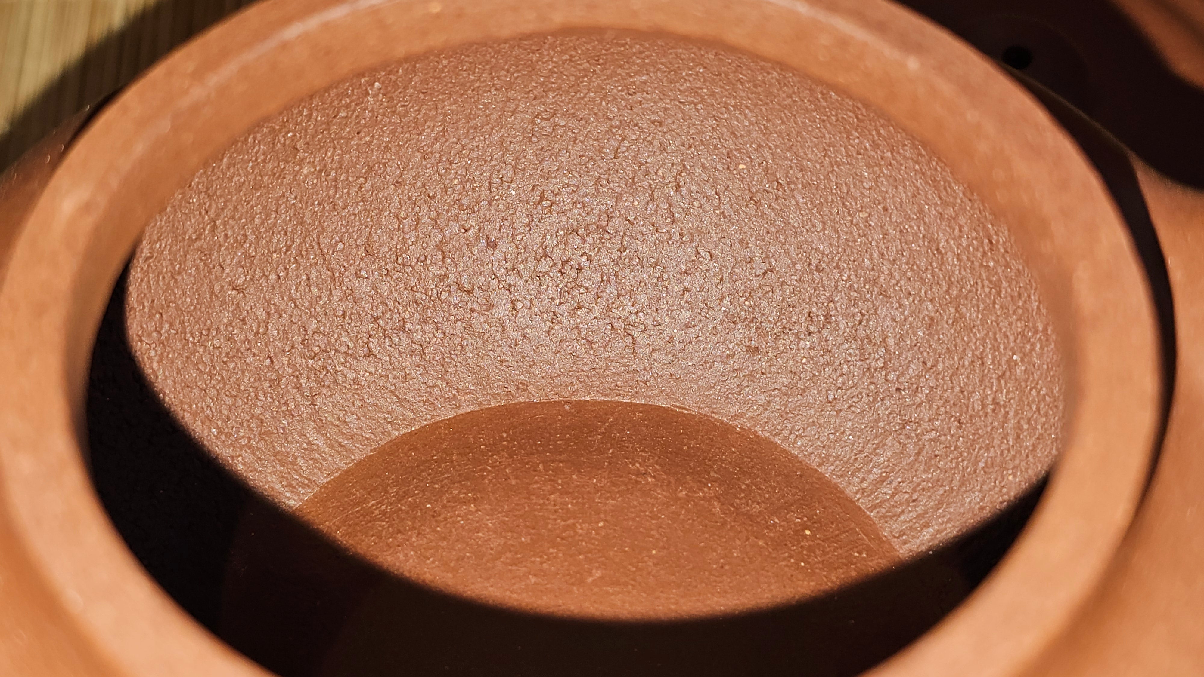 Fang Gu 仿古, 213.5ml, Di Cao Qing Zi Ni 底槽青紫泥, by our Collaborative Craftsman Chen Fa Chu 陈法初 ~!Congratulations to Mr E.A.! 2303hrs 10th Sept 2025, Colorado Springs, CO!