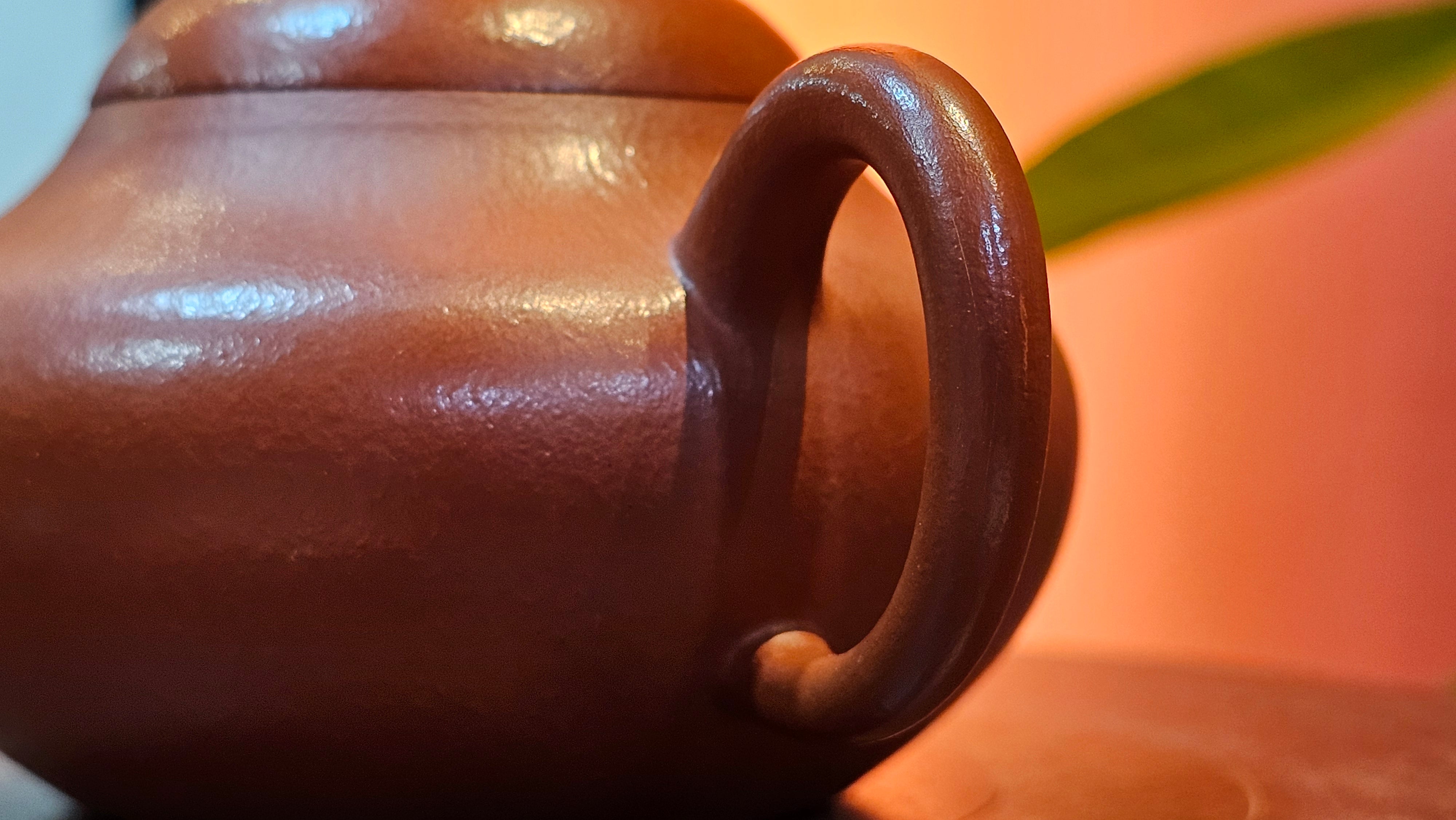 Li Xing 梨形, 151.8ml, Xiao Mei Yao Zhu Ni 小煤窑朱泥 by Craftsman Zhai Yi Yao 翟一耀 ~!Congratulations to Mr K.S.! 0052hrs 10th Sept 2025, Greenville, SC!