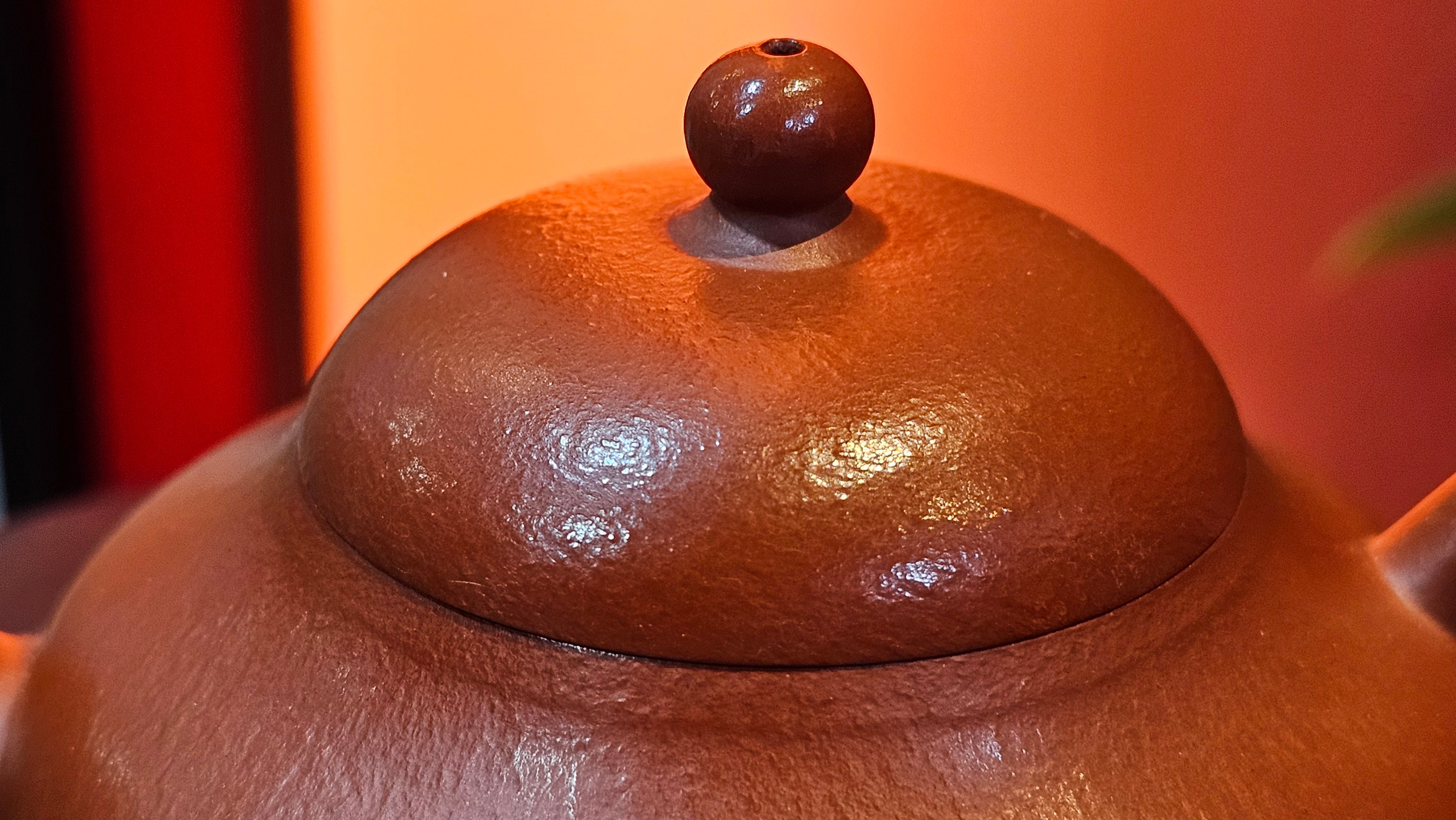 Li Xing 梨形, 151.8ml, Xiao Mei Yao Zhu Ni 小煤窑朱泥 by Craftsman Zhai Yi Yao 翟一耀 ~!Congratulations to Mr K.S.! 0052hrs 10th Sept 2025, Greenville, SC!