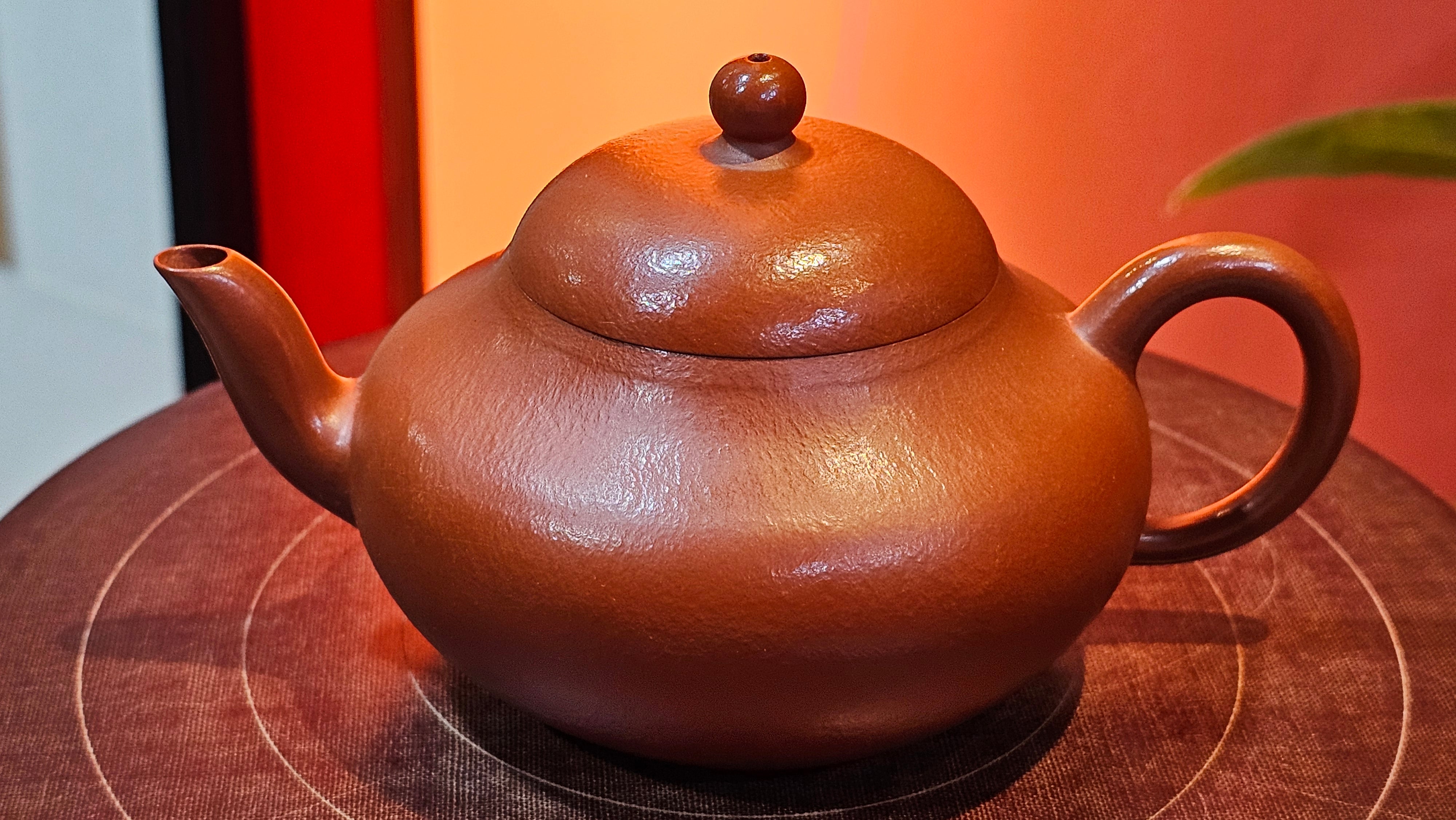 Li Xing 梨形, 151.8ml, Xiao Mei Yao Zhu Ni 小煤窑朱泥 by Craftsman Zhai Yi Yao 翟一耀 ~!Congratulations to Mr K.S.! 0052hrs 10th Sept 2025, Greenville, SC!