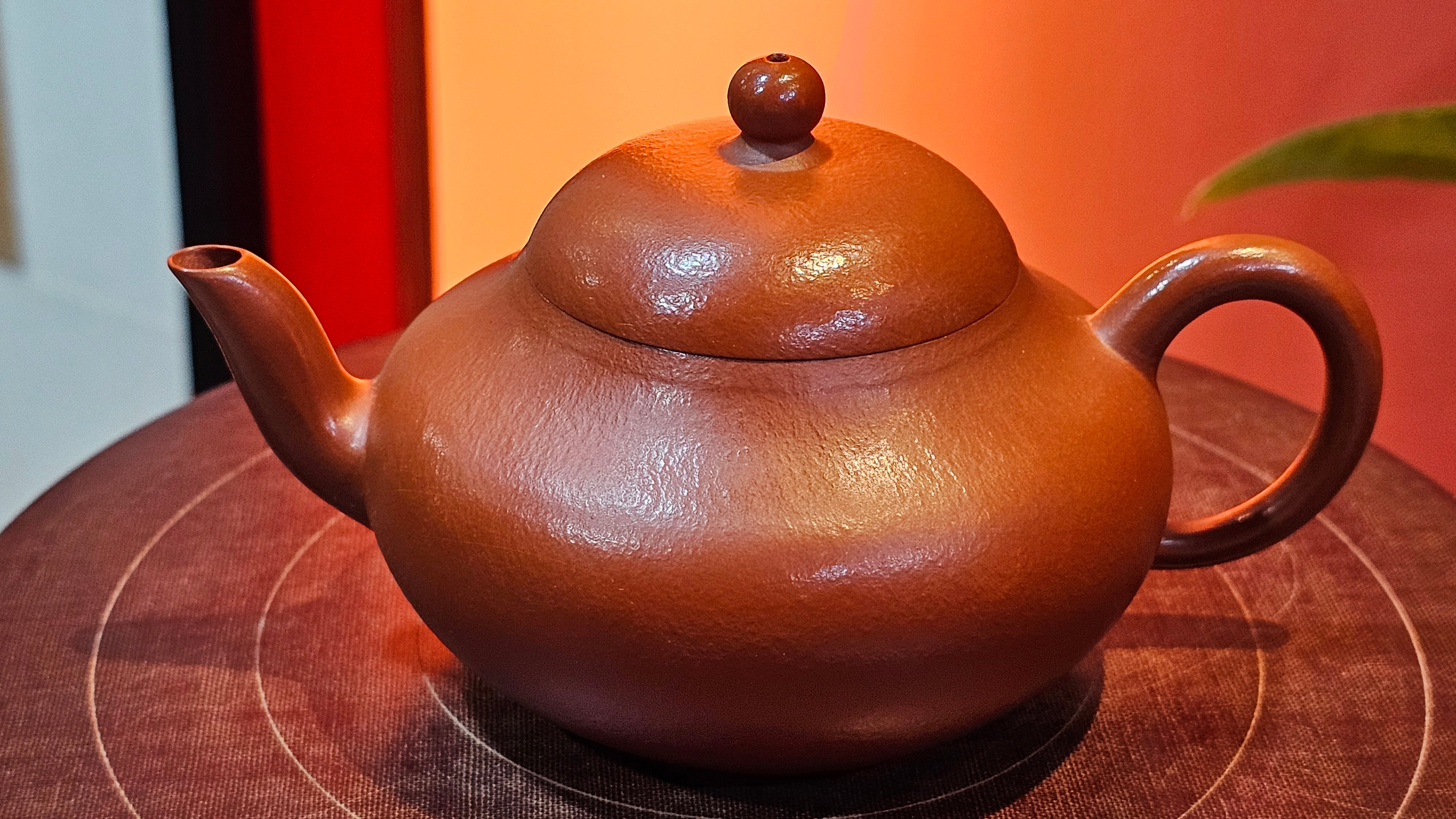 Li Xing 梨形, 151.8ml, Xiao Mei Yao Zhu Ni 小煤窑朱泥 by Craftsman Zhai Yi Yao 翟一耀 ~!Congratulations to Mr K.S.! 0052hrs 10th Sept 2025, Greenville, SC!