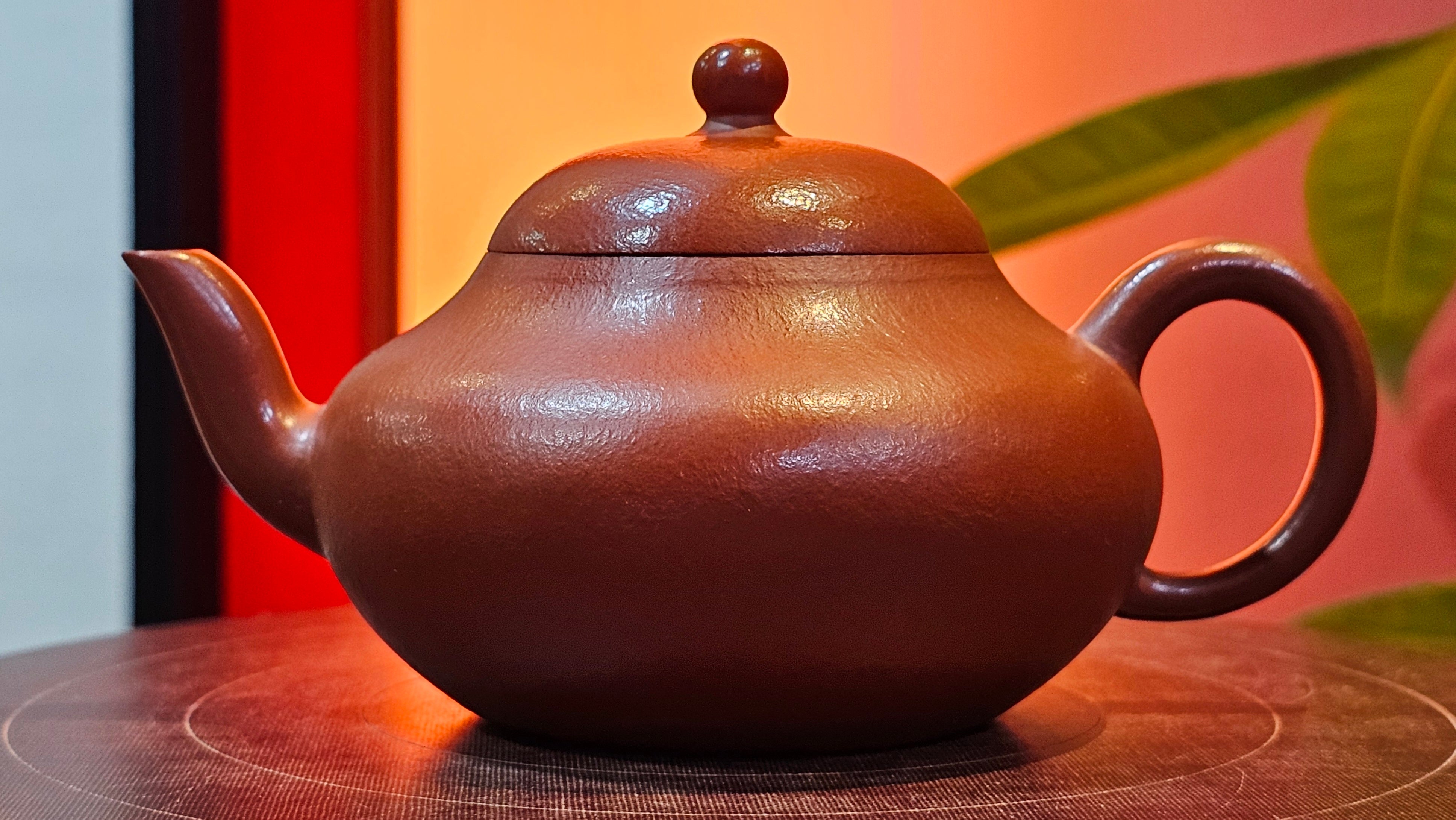 Li Xing 梨形, 151.8ml, Xiao Mei Yao Zhu Ni 小煤窑朱泥 by Craftsman Zhai Yi Yao 翟一耀 ~!Congratulations to Mr K.S.! 0052hrs 10th Sept 2025, Greenville, SC!