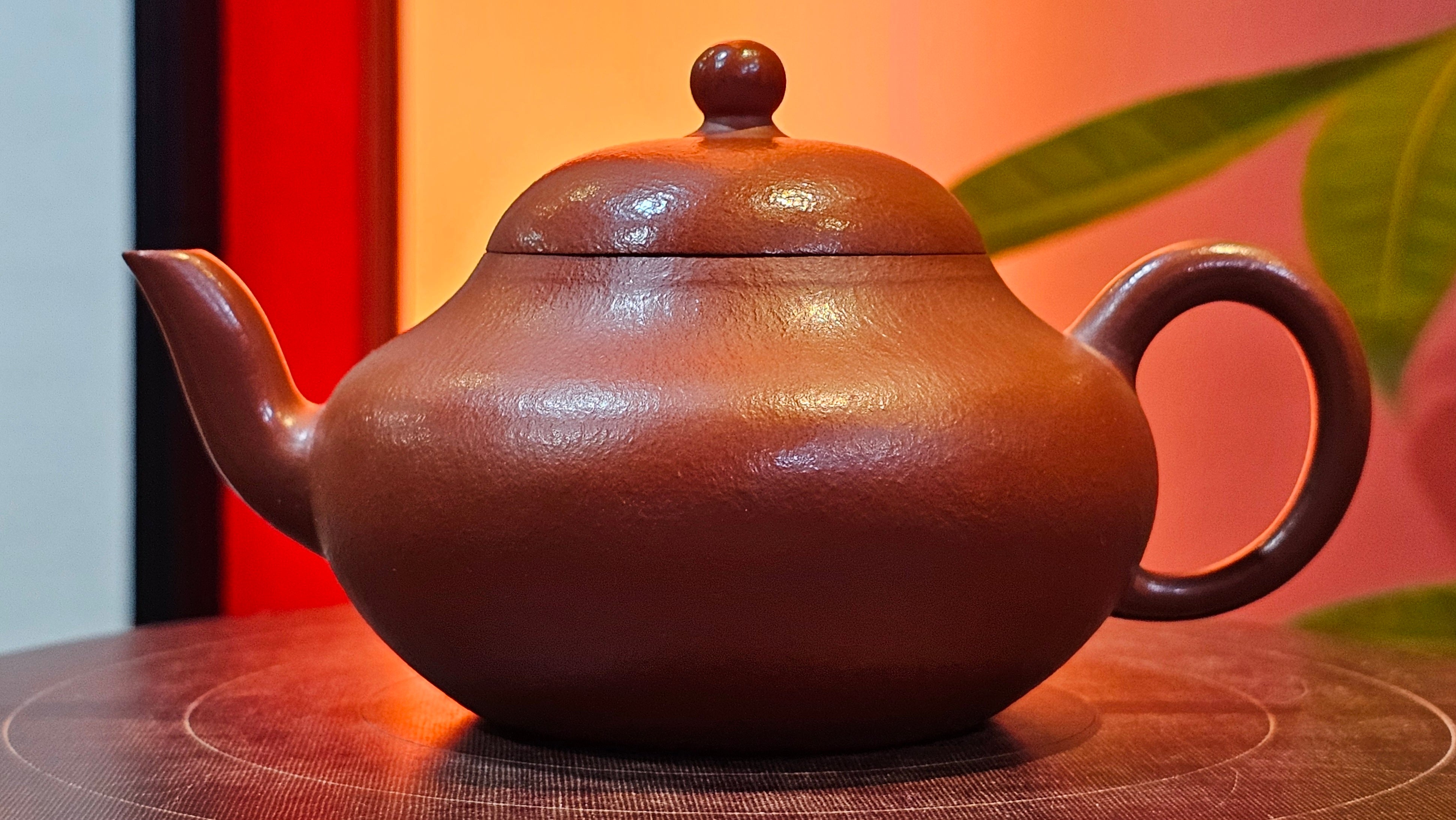 Li Xing 梨形, 151.8ml, Xiao Mei Yao Zhu Ni 小煤窑朱泥 by Craftsman Zhai Yi Yao 翟一耀 ~!Congratulations to Mr K.S.! 0052hrs 10th Sept 2025, Greenville, SC!