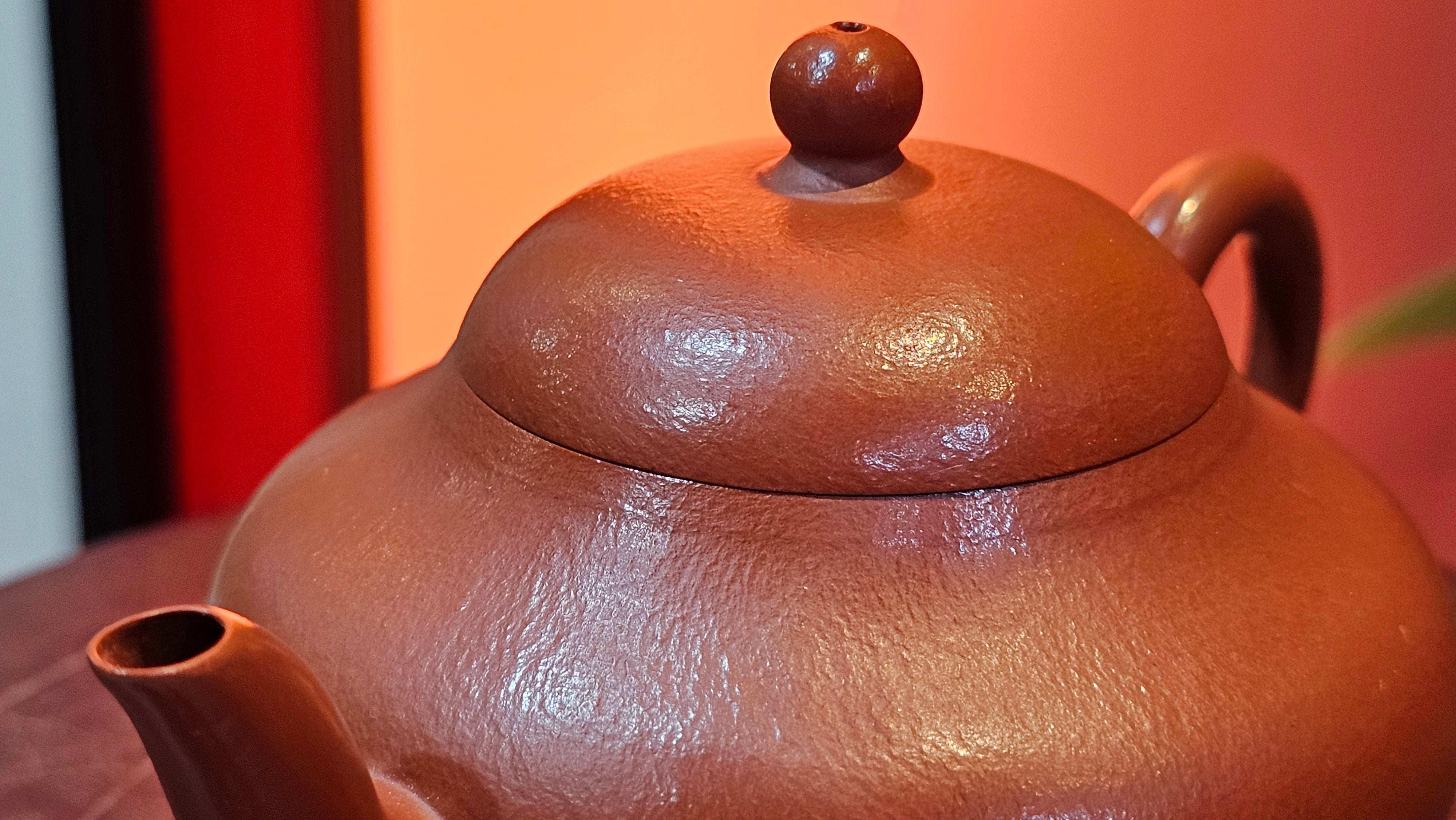 Li Xing 梨形, 151.8ml, Xiao Mei Yao Zhu Ni 小煤窑朱泥 by Craftsman Zhai Yi Yao 翟一耀 ~!Congratulations to Mr K.S.! 0052hrs 10th Sept 2025, Greenville, SC!