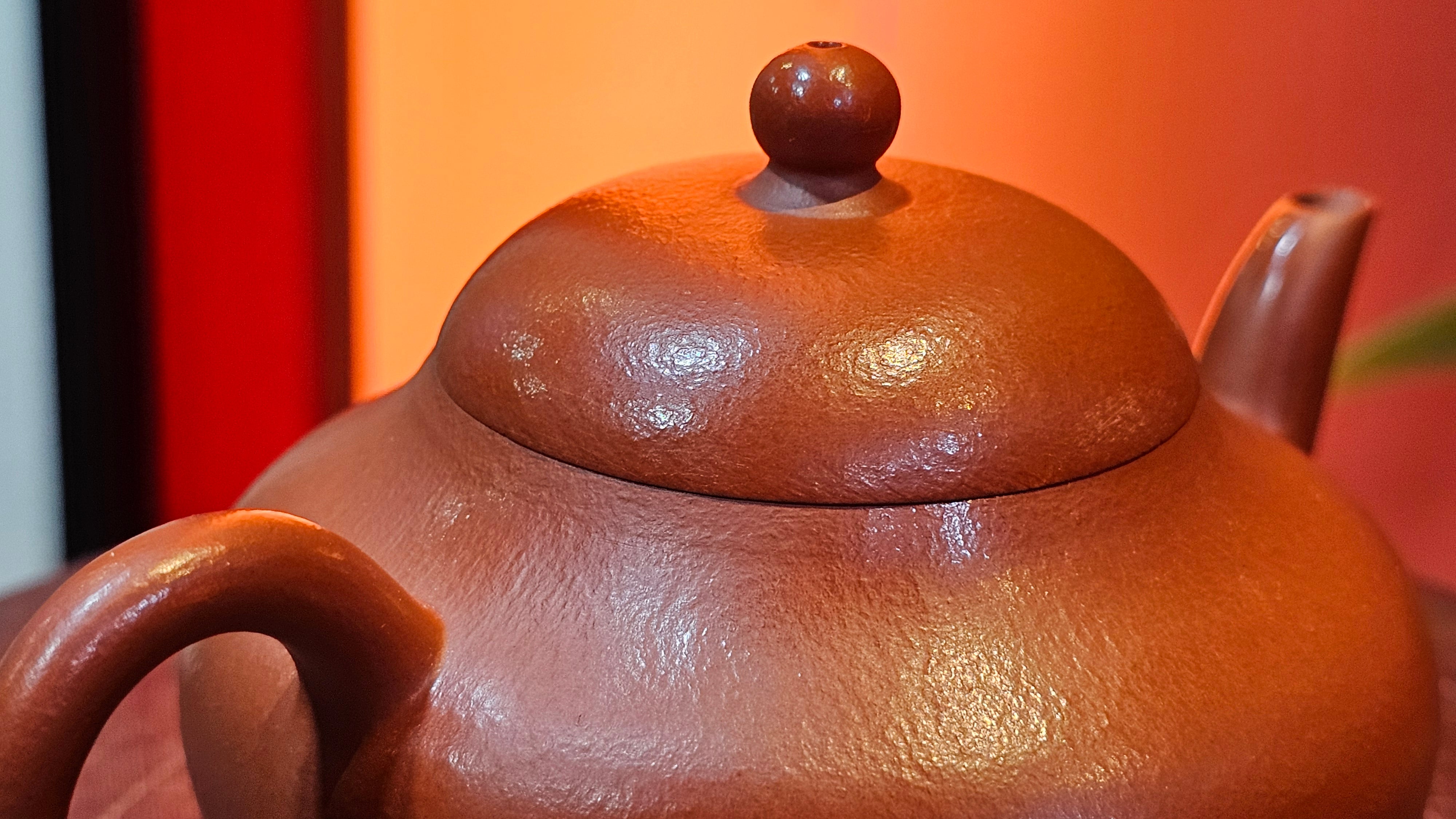 Li Xing 梨形, 151.8ml, Xiao Mei Yao Zhu Ni 小煤窑朱泥 by Craftsman Zhai Yi Yao 翟一耀 ~!Congratulations to Mr K.S.! 0052hrs 10th Sept 2025, Greenville, SC!