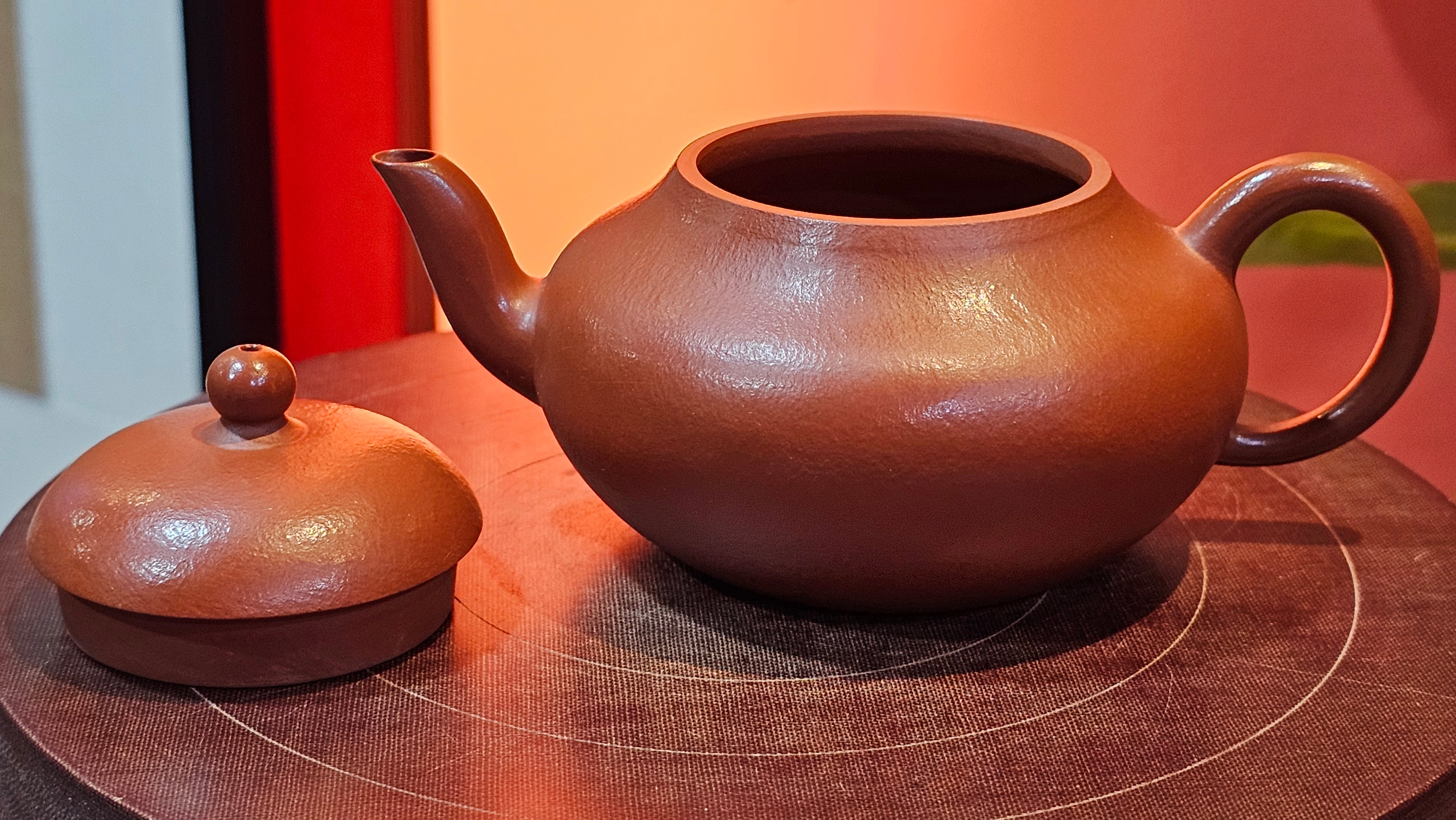 Li Xing 梨形, 151.8ml, Xiao Mei Yao Zhu Ni 小煤窑朱泥 by Craftsman Zhai Yi Yao 翟一耀 ~!Congratulations to Mr K.S.! 0052hrs 10th Sept 2025, Greenville, SC!