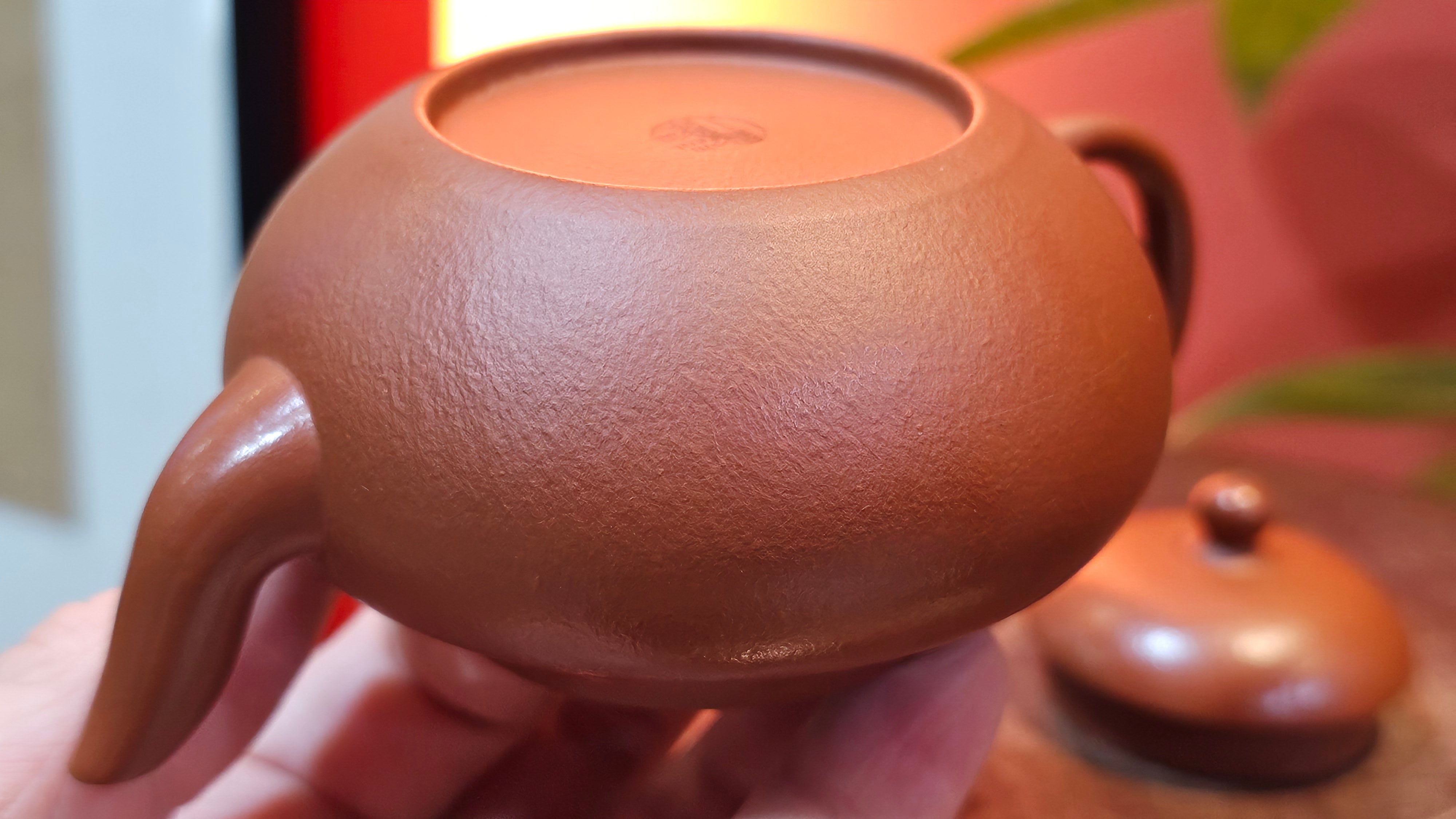 Li Xing 梨形, 151.8ml, Xiao Mei Yao Zhu Ni 小煤窑朱泥 by Craftsman Zhai Yi Yao 翟一耀 ~!Congratulations to Mr K.S.! 0052hrs 10th Sept 2025, Greenville, SC!